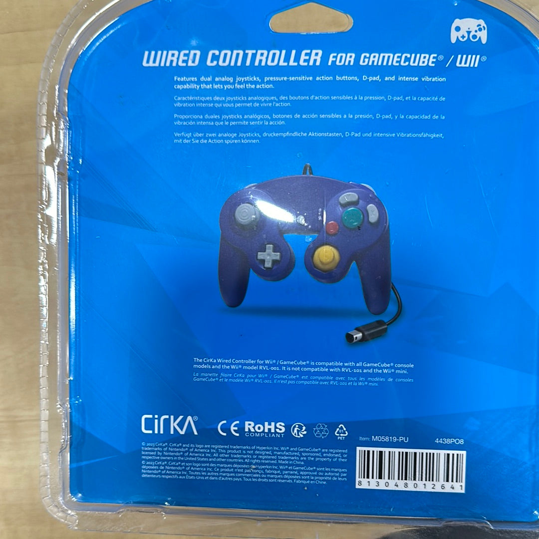 Circa gamecube/wii controller purple