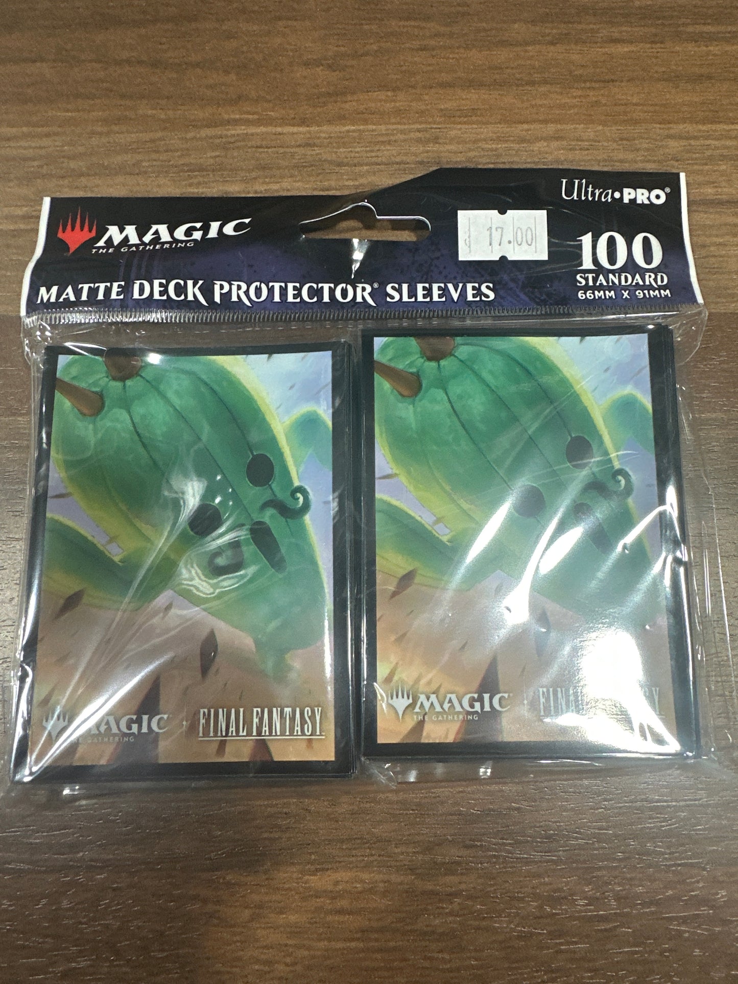 MTG Final Fantasy Deck Protector Sleeves Jumbo Cactuar