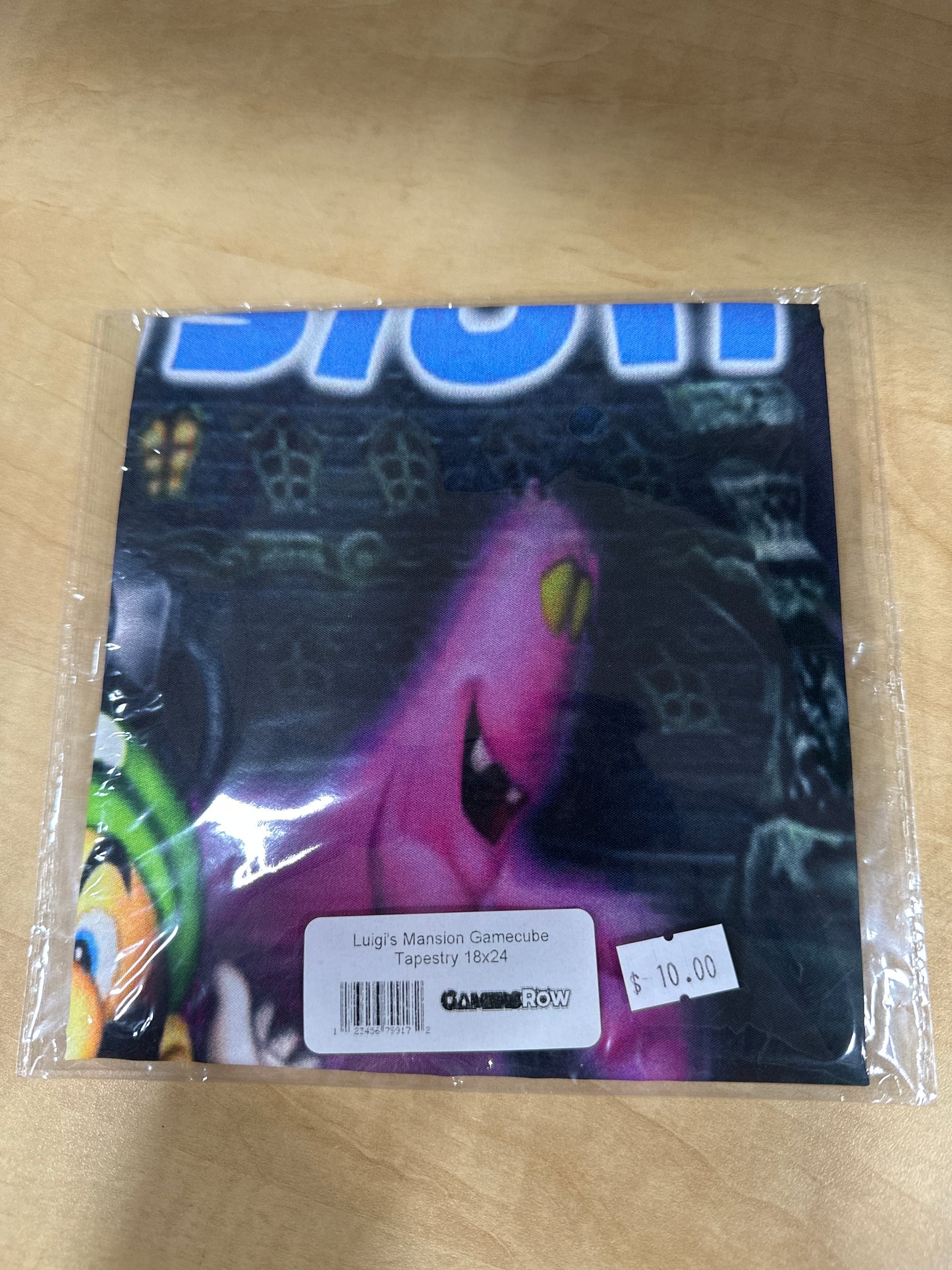 Luigi’s Mansion GameCube Artwork Tapestry 18x24