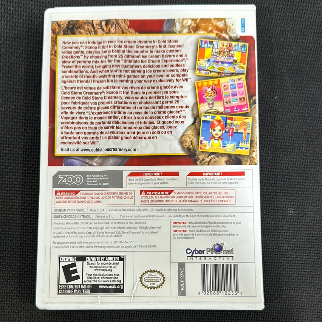 Cold Stone Creamery Scoop It Up