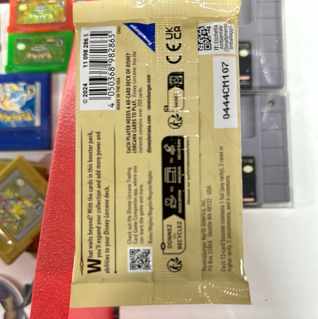 Lorcana Into the Inklands booster pack