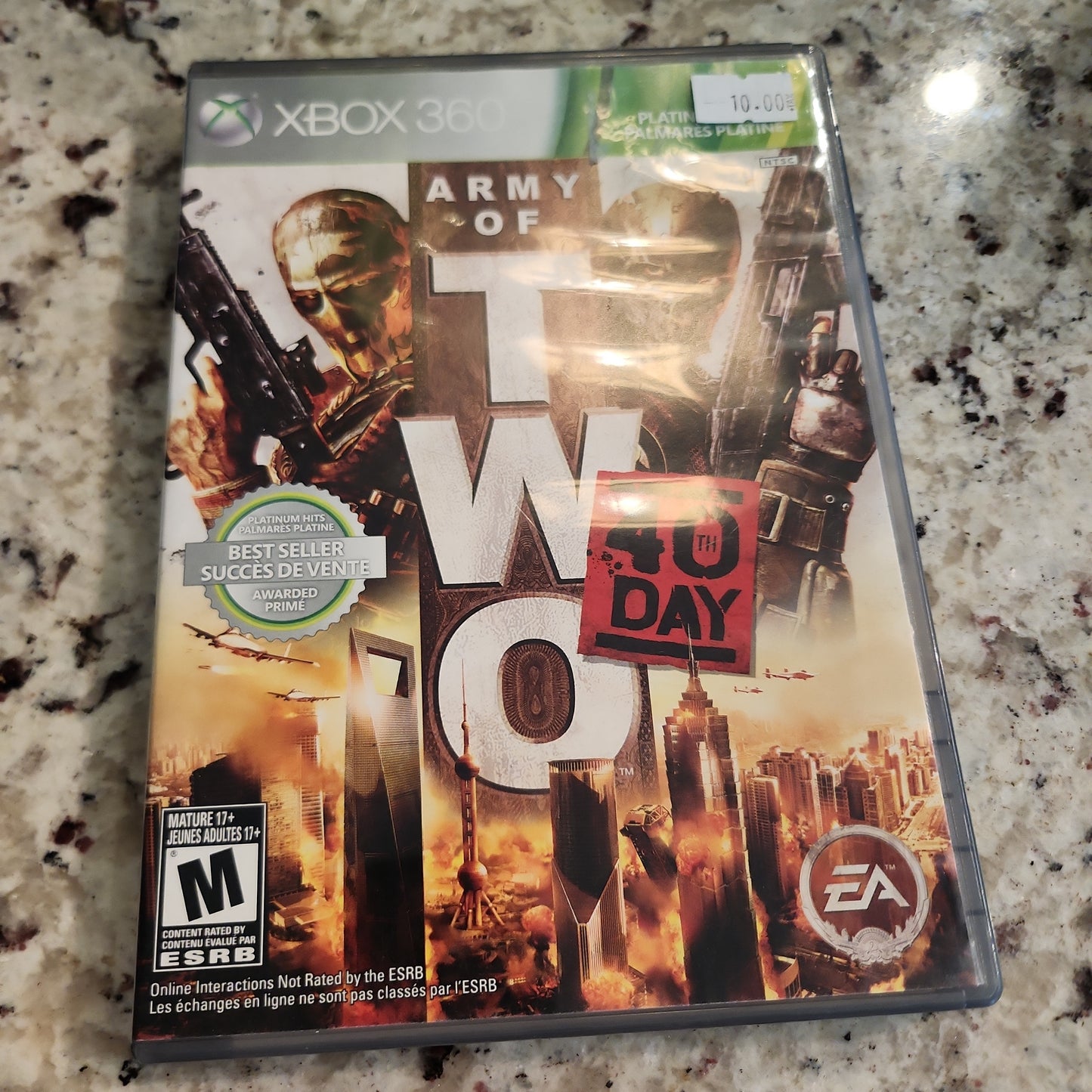 Army of two the 40th day Platinum Hits