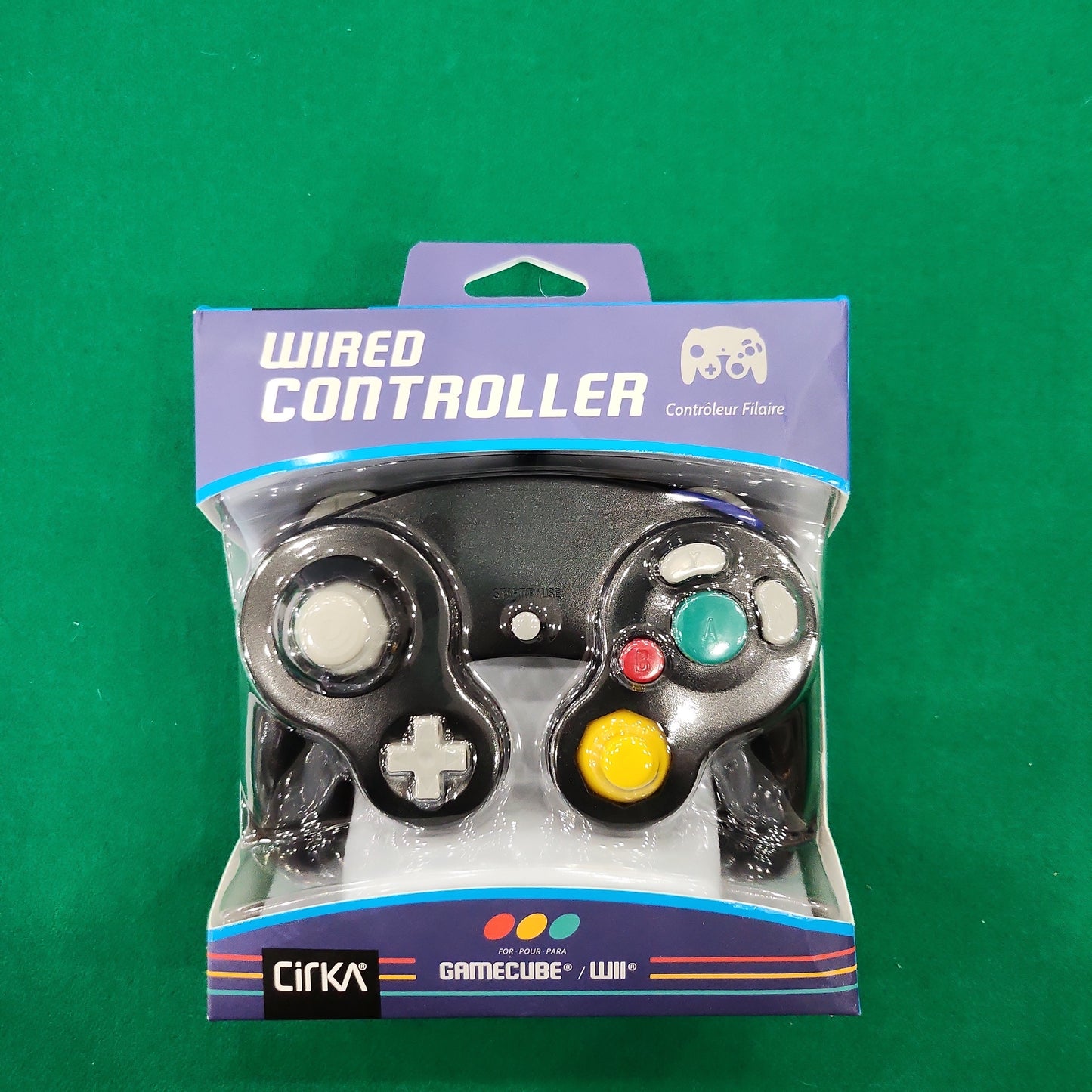 Cirka gamecube/wii controller black