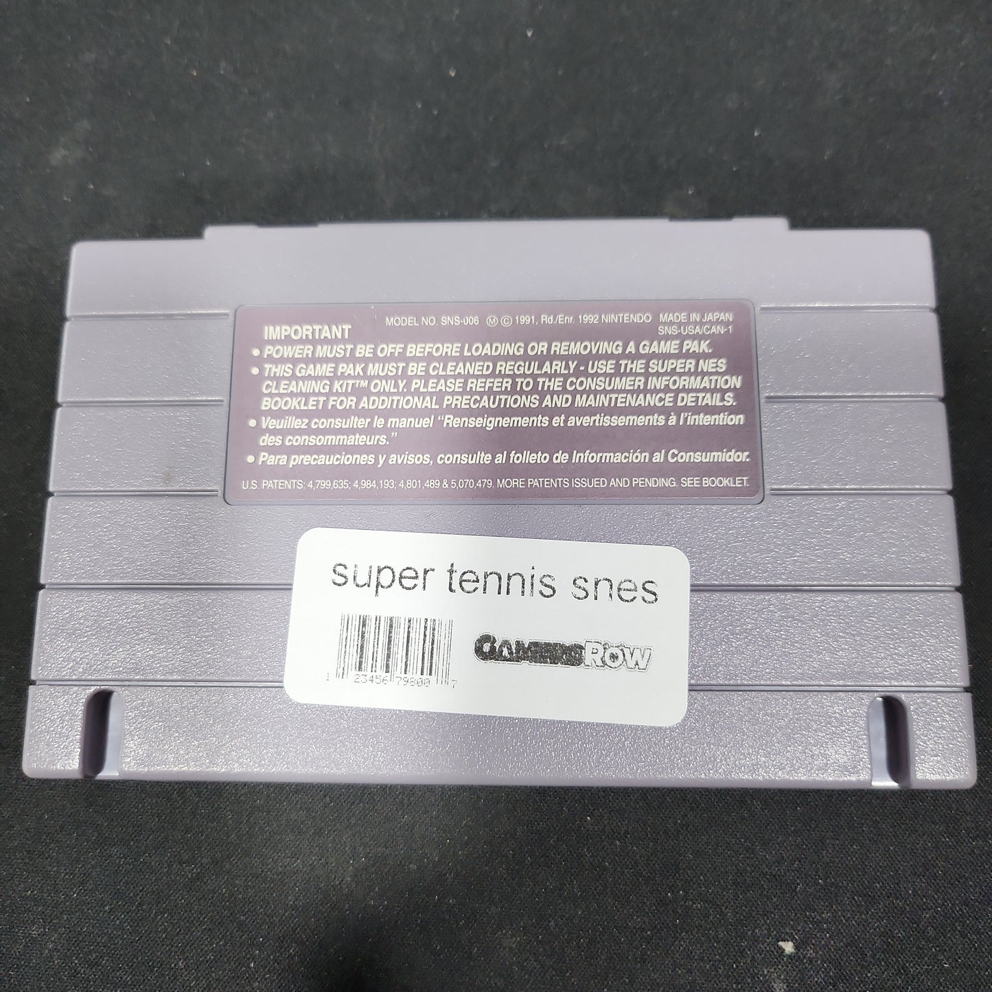 Super tennis snes