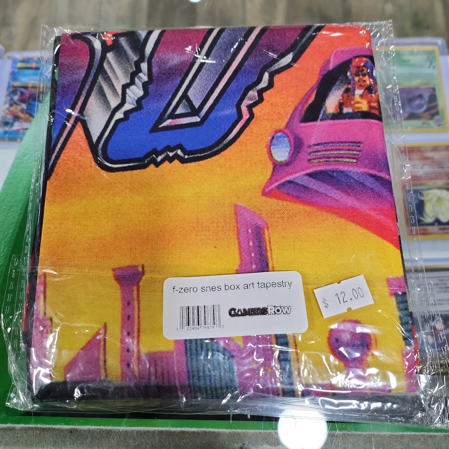 F-Zero 2'x3' SNES Box Art Tapestry