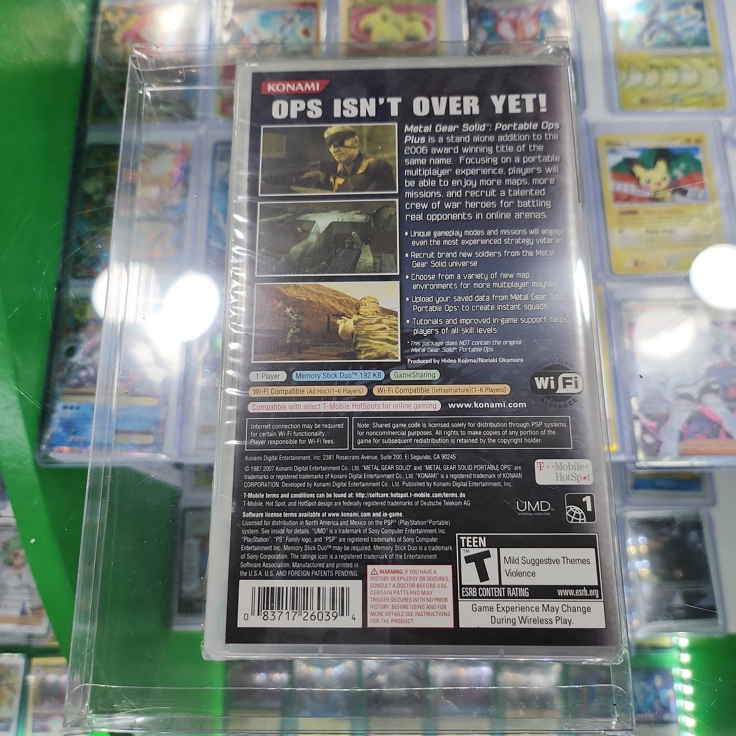 Metal gear solid portable ops plus psp (sealed)