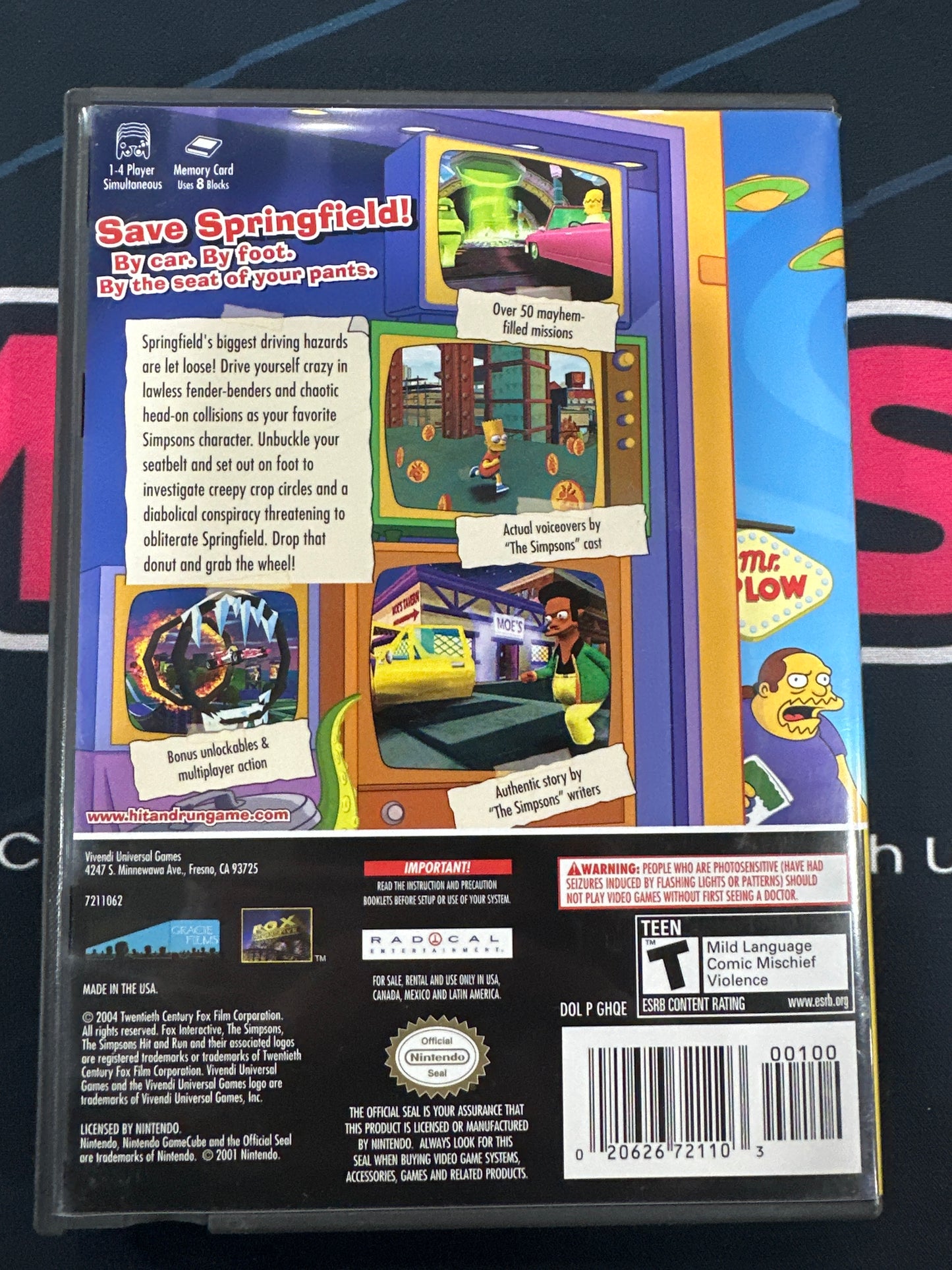 Simpsons Hit and Run Players Choice