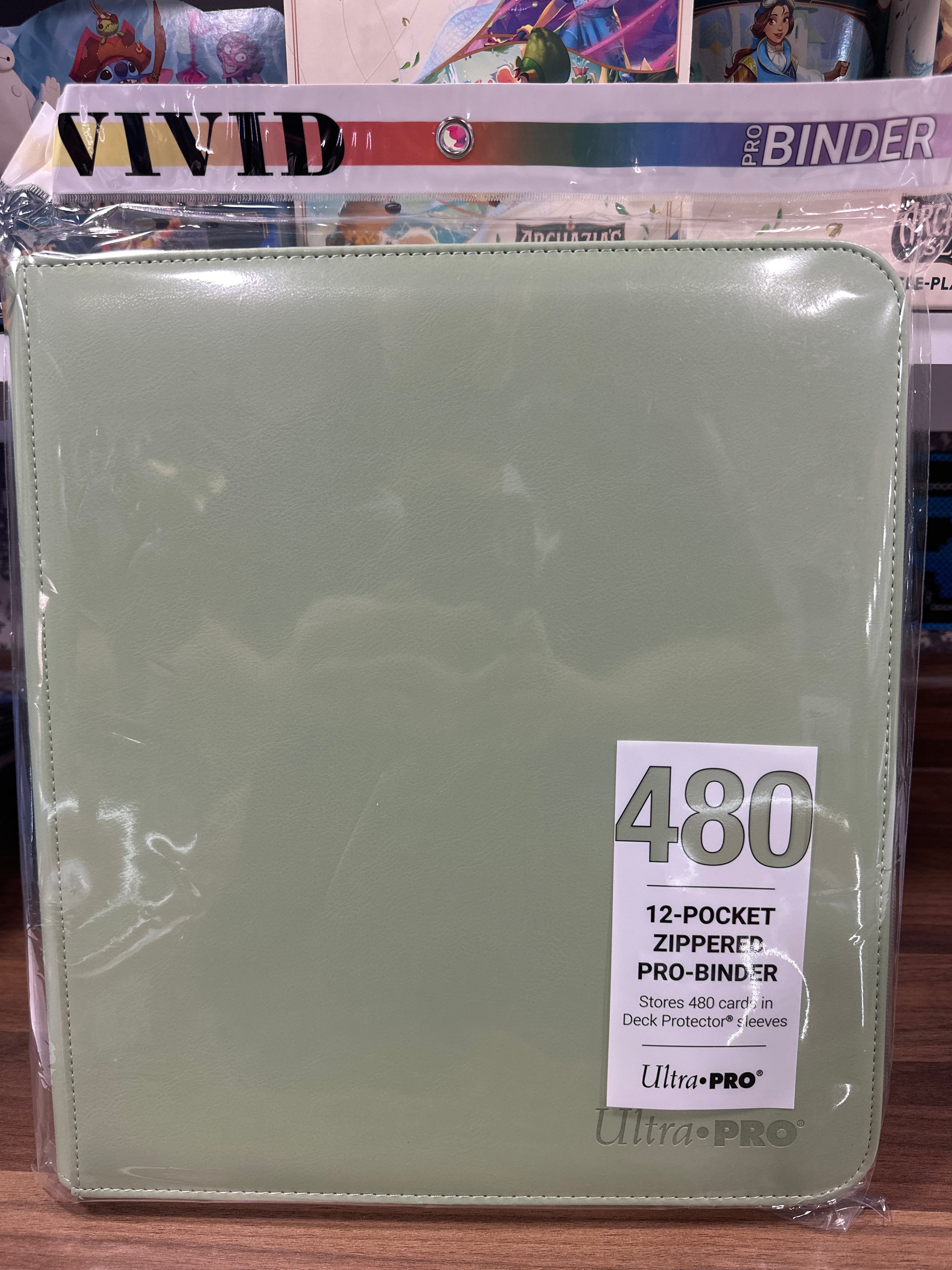 Cool Matcha 480 Zippered Binder Gamers Row Cool Matcha 480 Zippered Binder Gamers Row