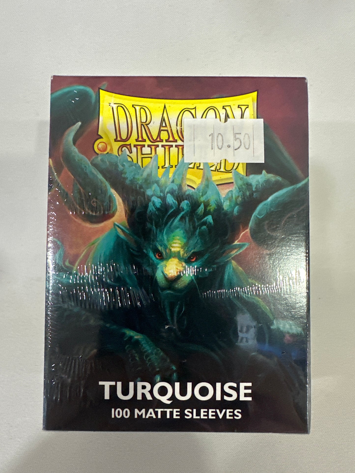 Turquoise 100 Ct Matte Standard Size Sleeves Dragon Shield