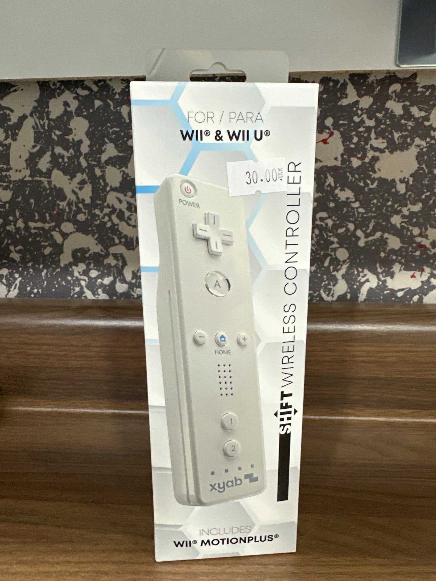 White Wii remote W/ Built in Motion Plus