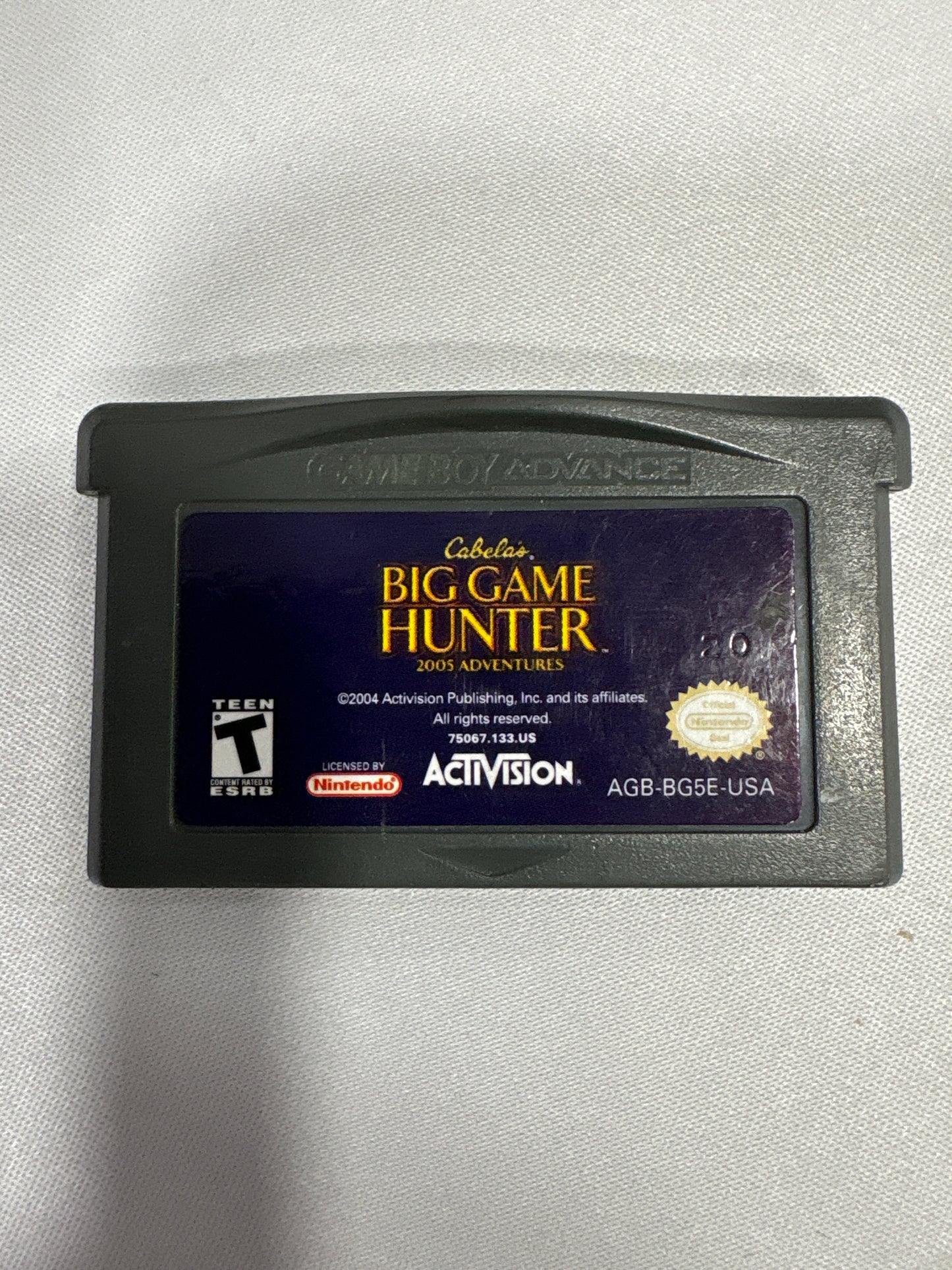 Cabelas Big Game Hunter 2005 Adventures GBA