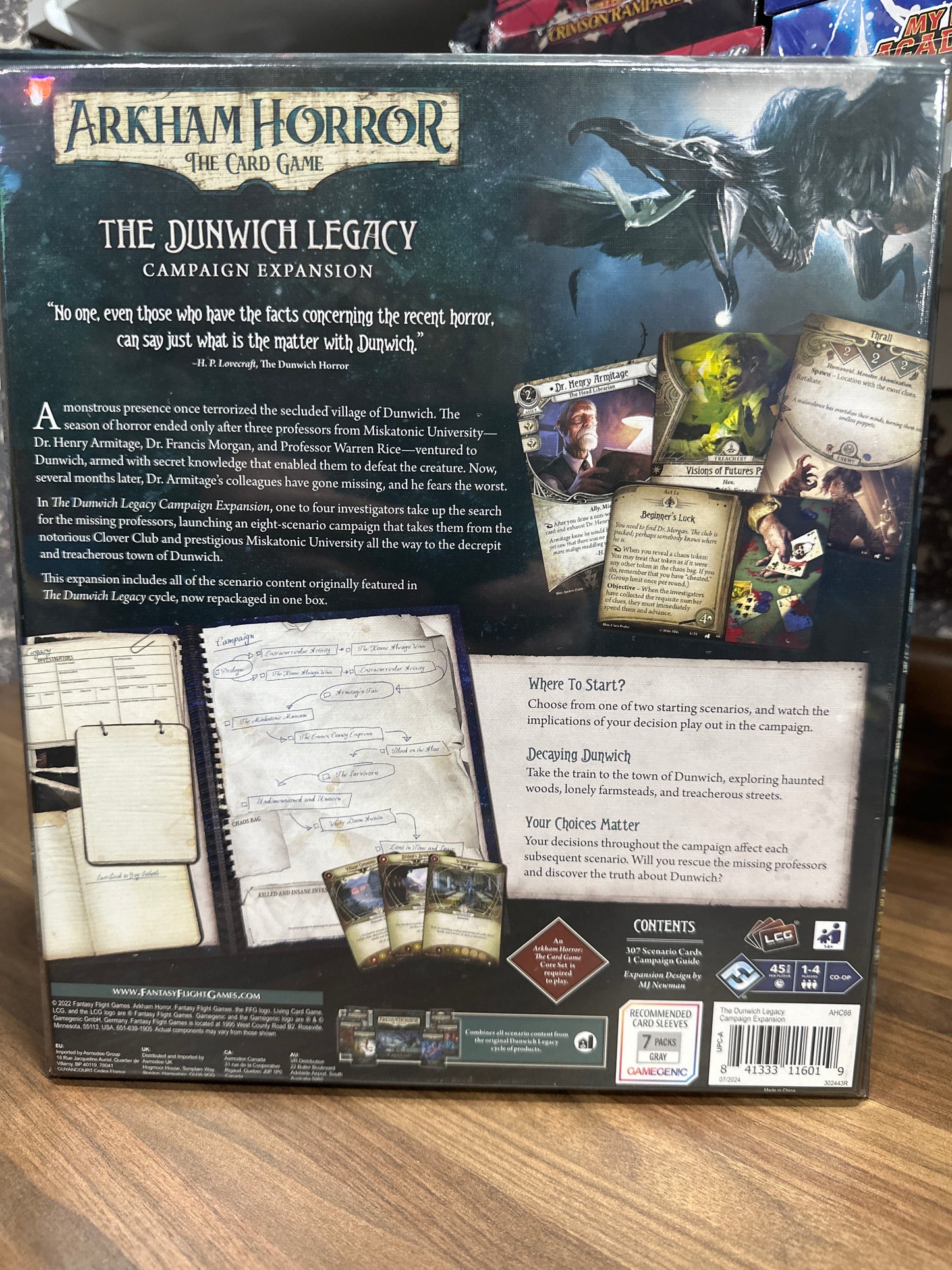 Arkham Horror The Dunwich Legacy Expansion