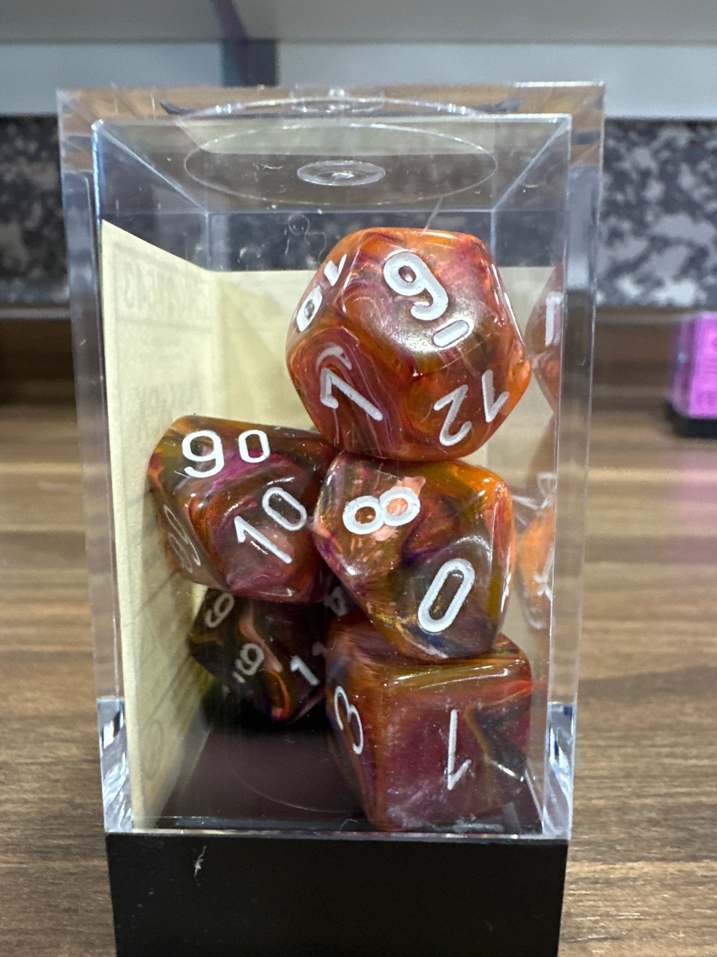 Festive Symphony W/white Polyhedral 7 Die Set