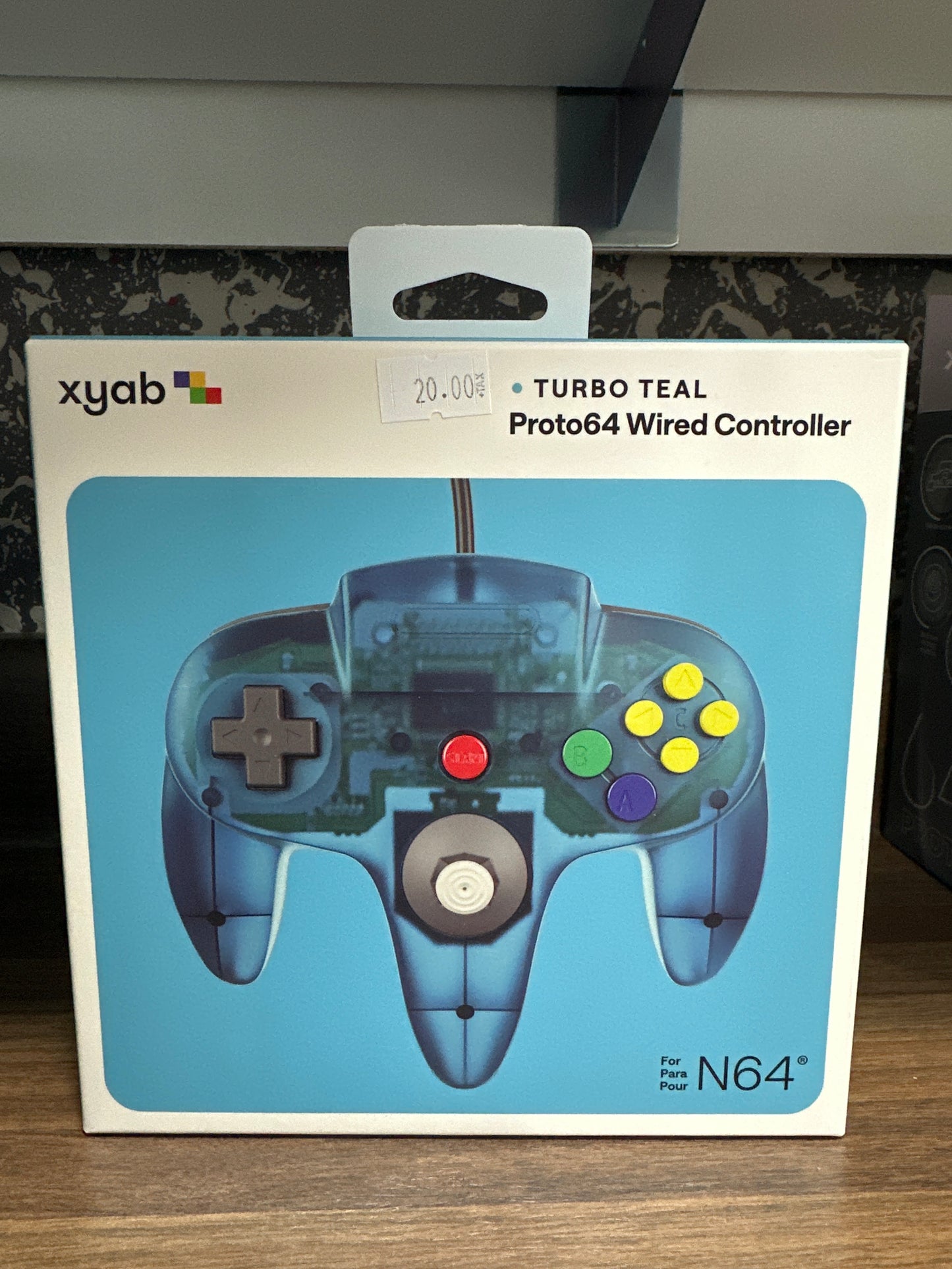 Turbo Teal N64 Controller