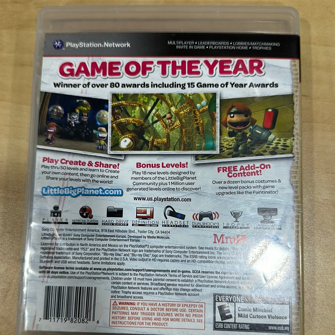 Little Big Planet Game of the Year Edition