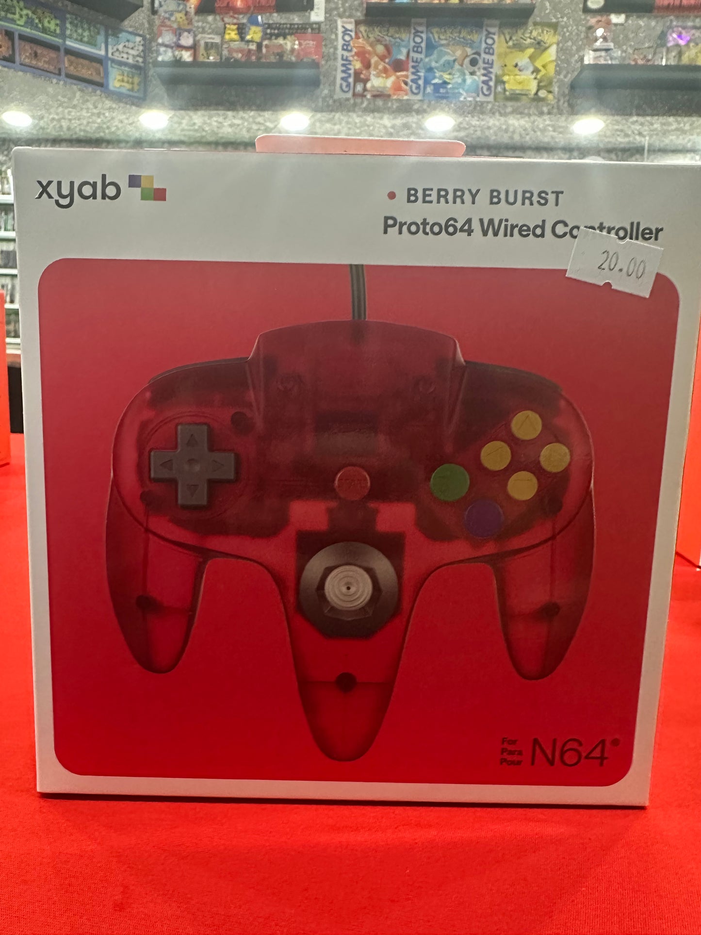 Berry Burst N64 Controller