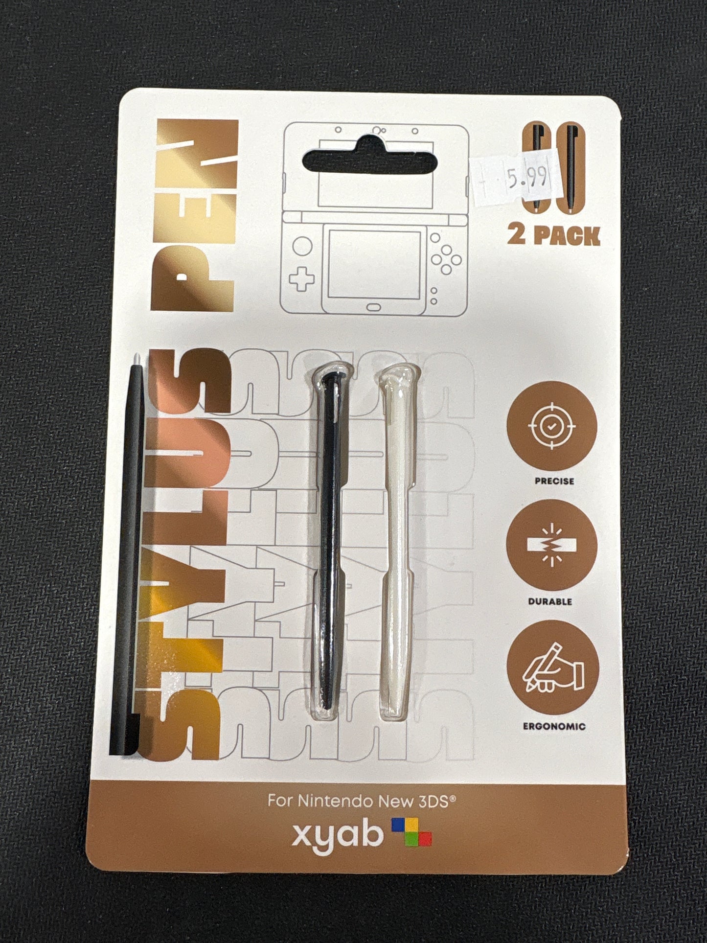 2 pack stylus Nintendo New 3DS