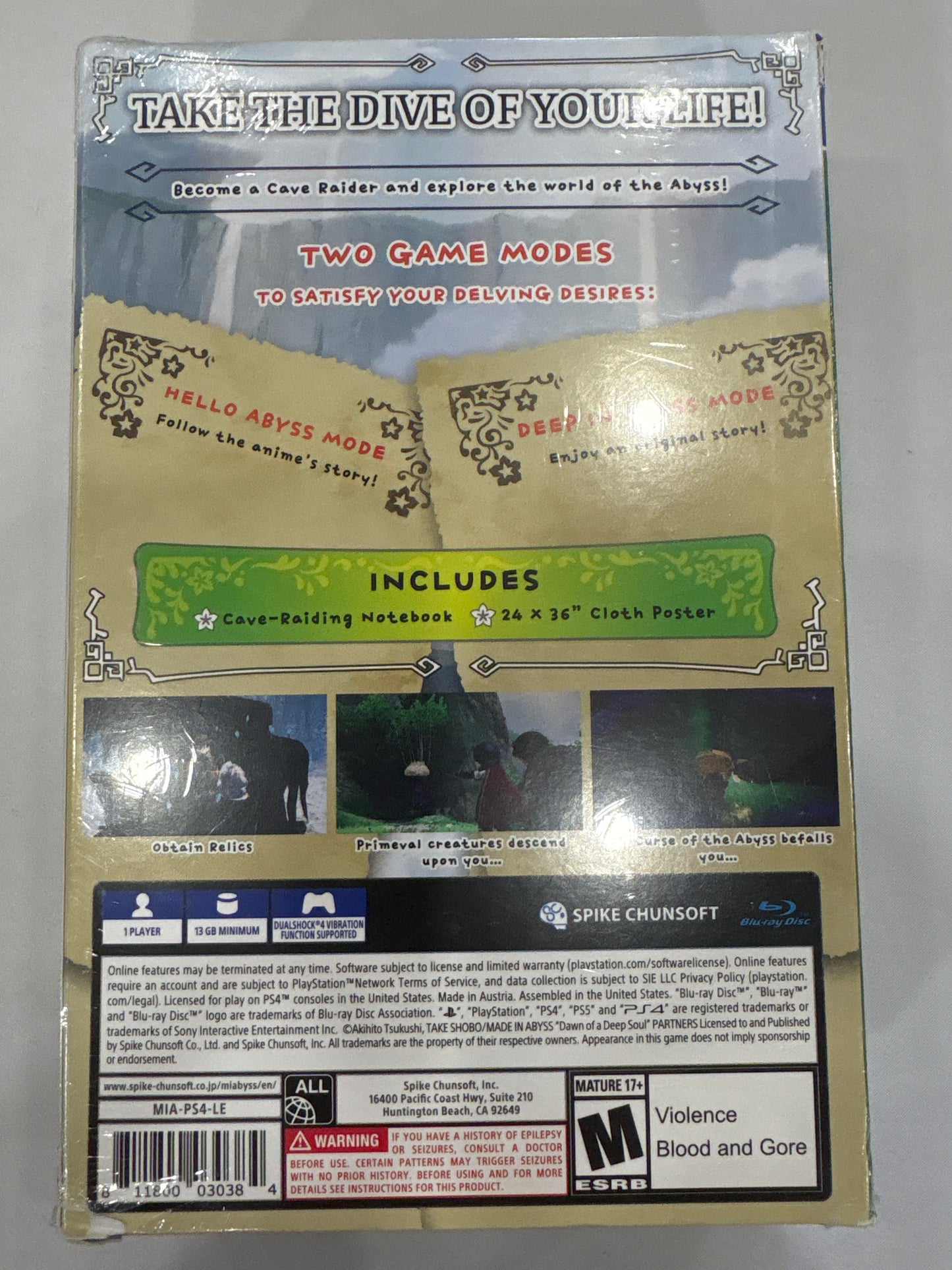 SEALED Made in Abyss Binary Star Falling Into Darkness Collectors Edition