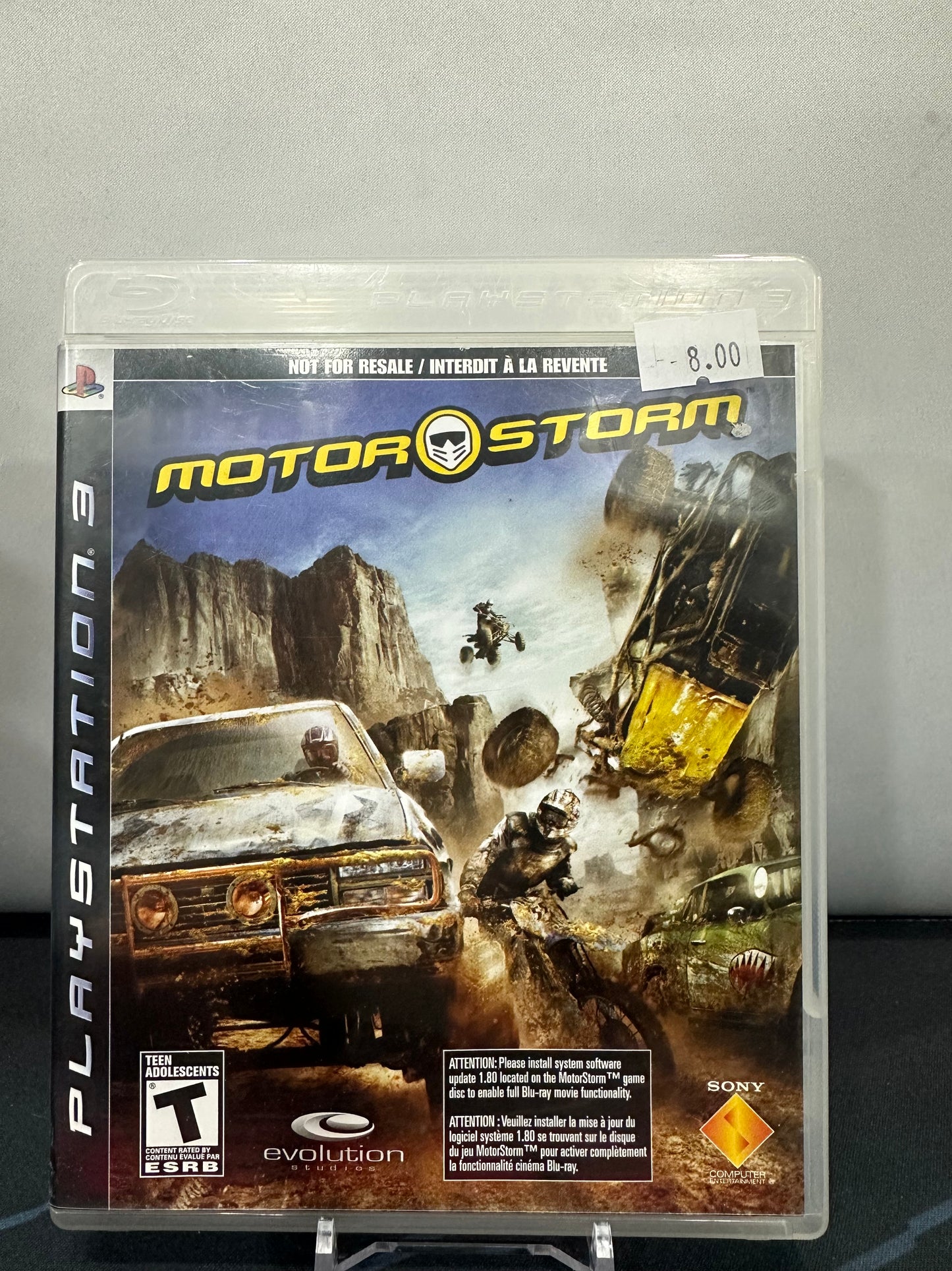 Motor Storm Not For Resale