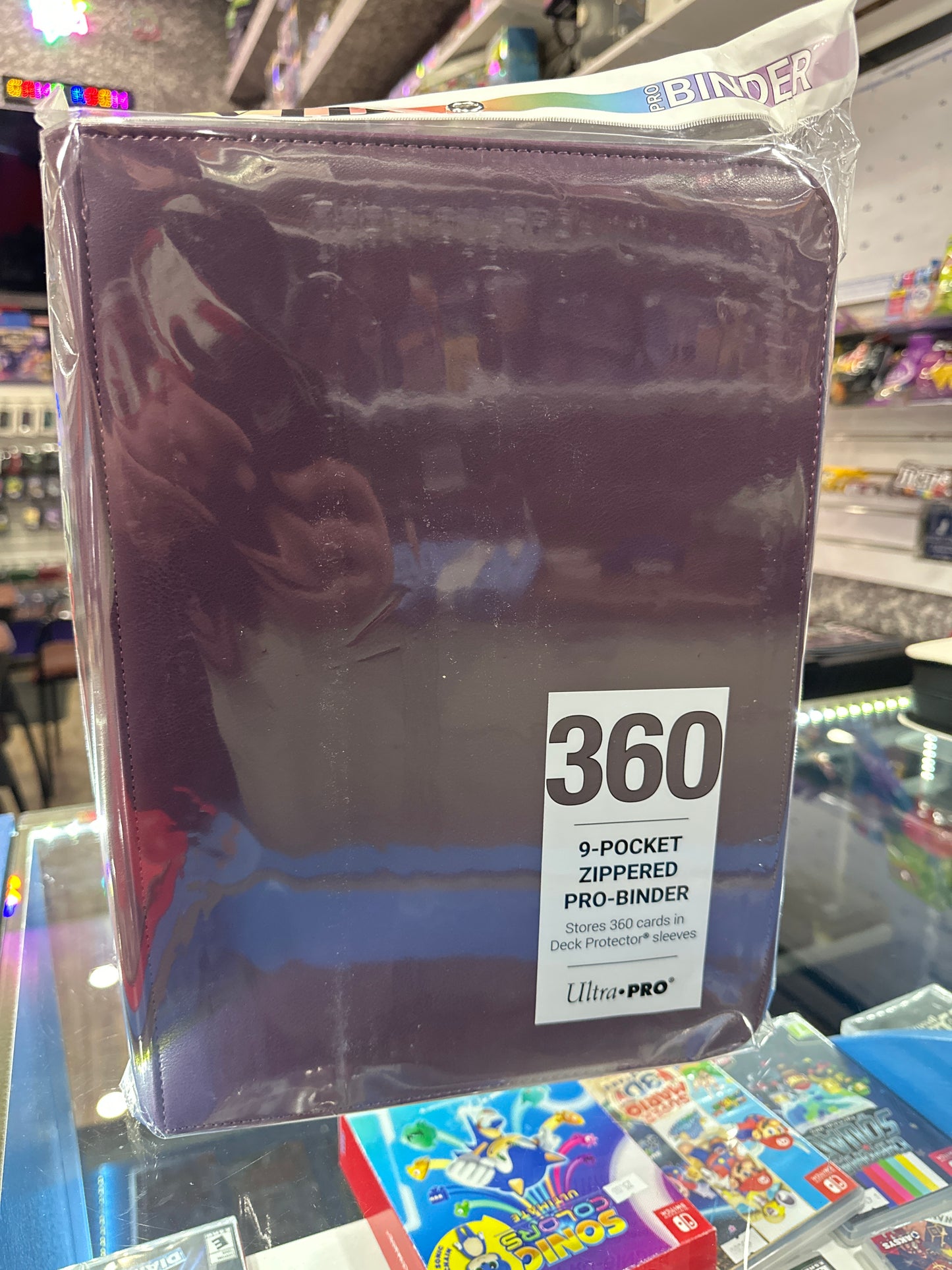 Midnight Plum 360 Ct Zippered Binder