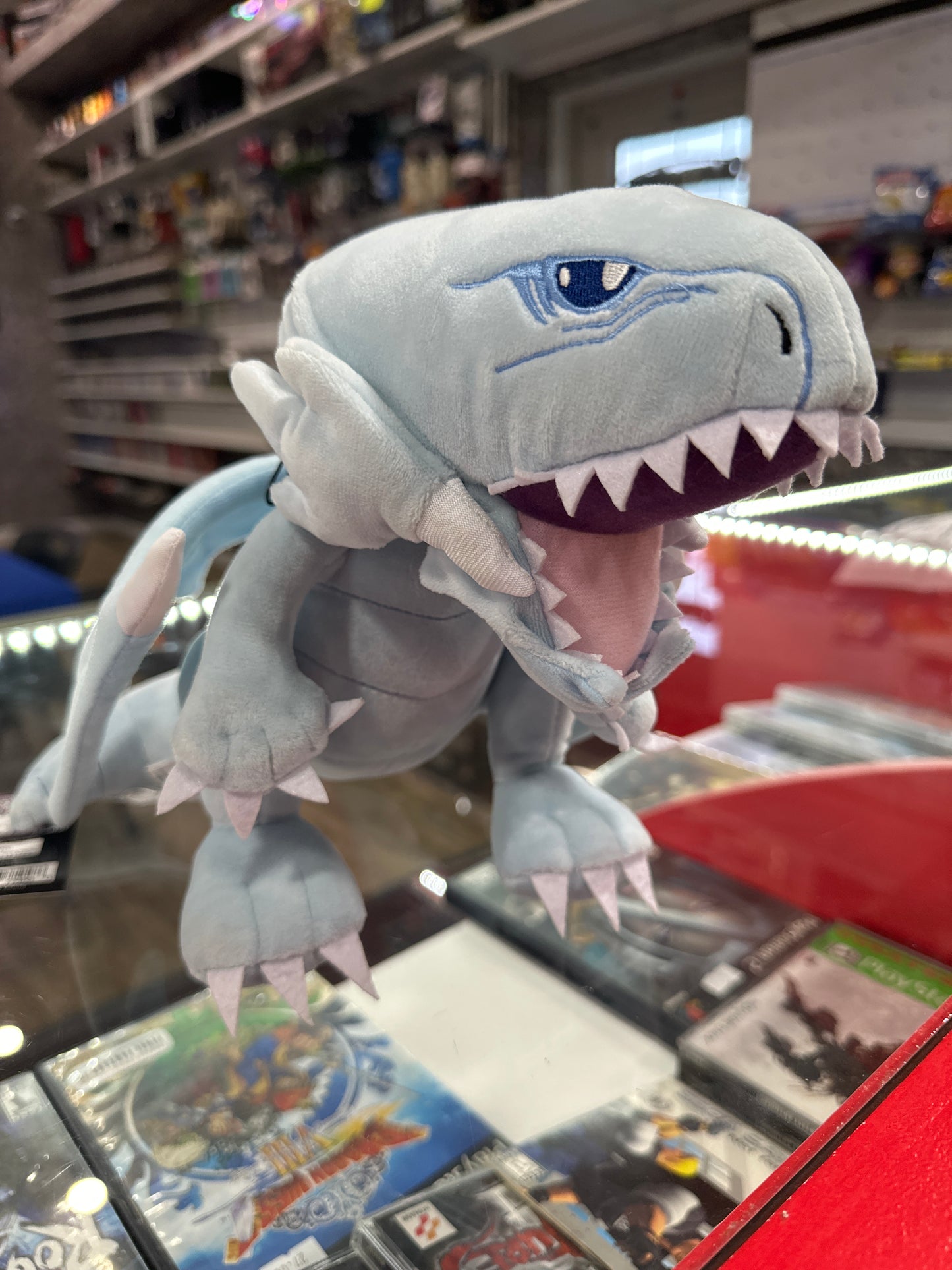 8” Blue Eyes White Dragon Plush
