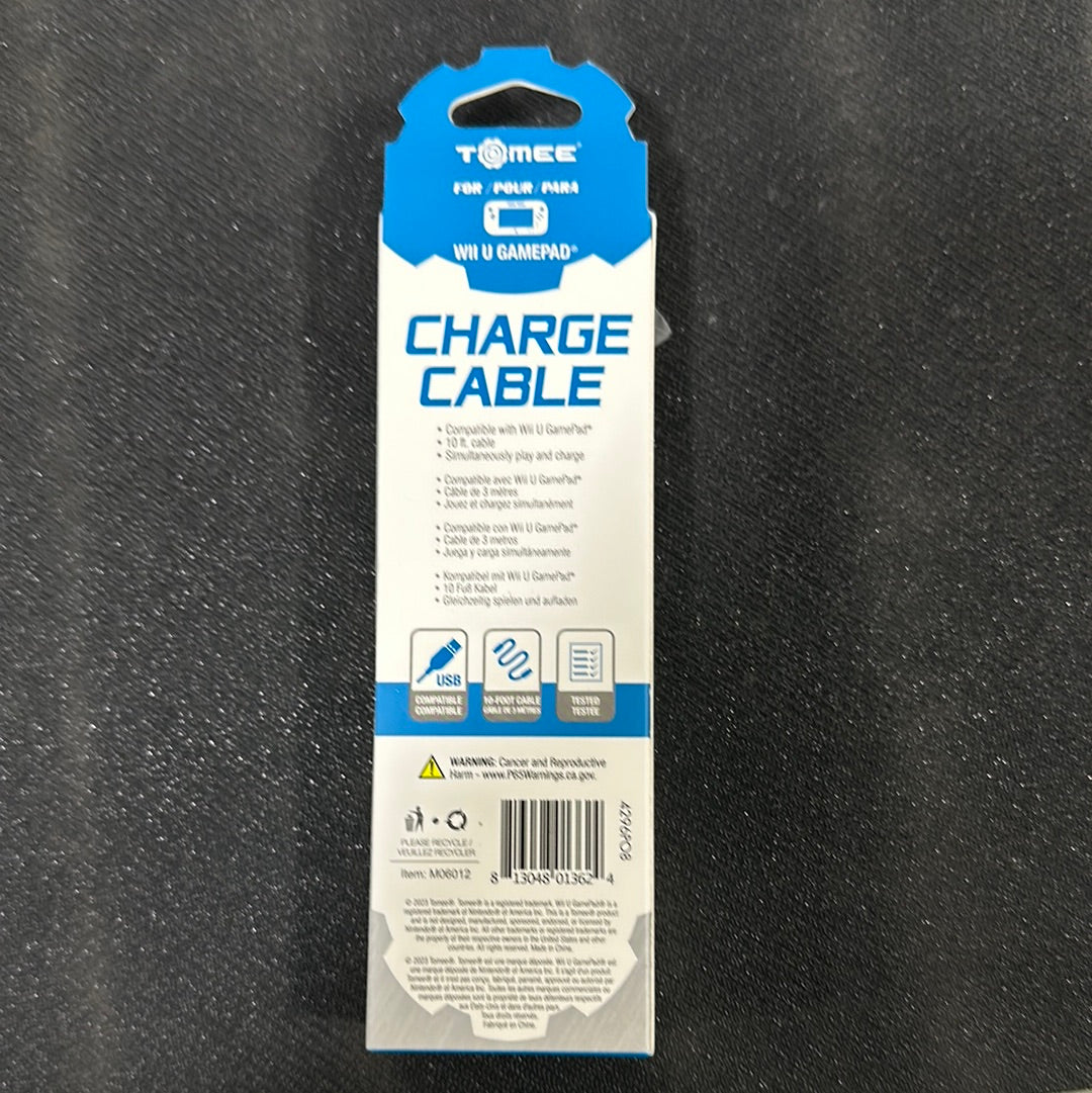 Wii U game pad charging cable