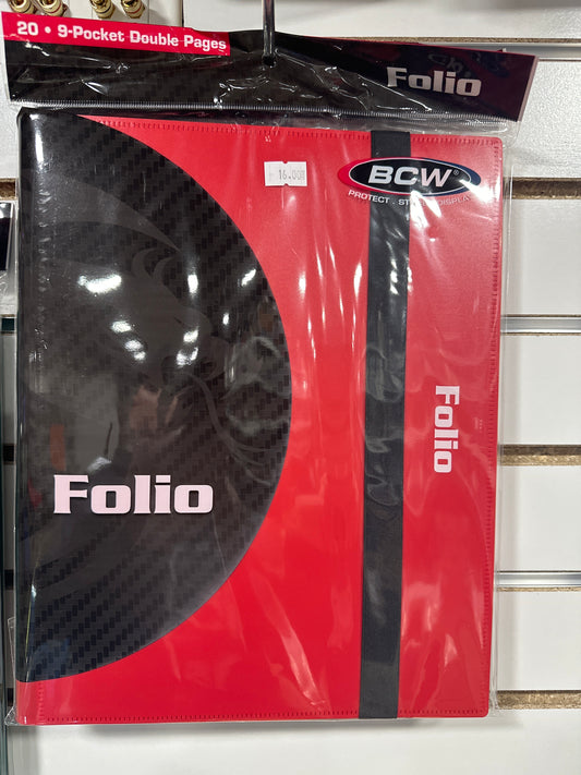BCW Red Binder