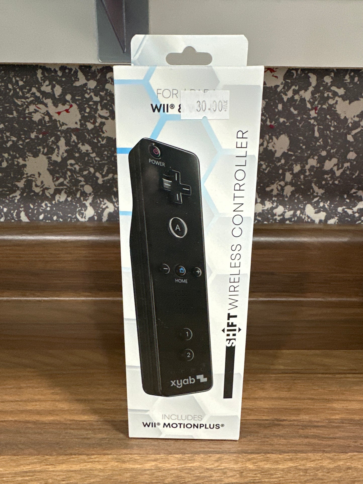 Black Wii remote W/ Built in Motion Plus