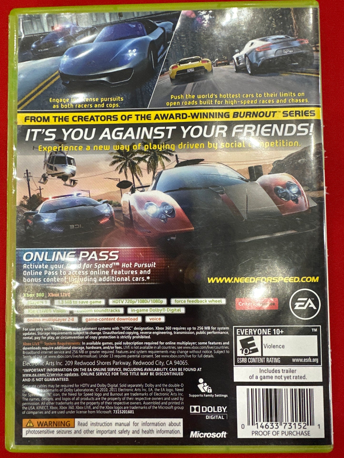 Need For Speed Hot Pursuit Platinum Hits