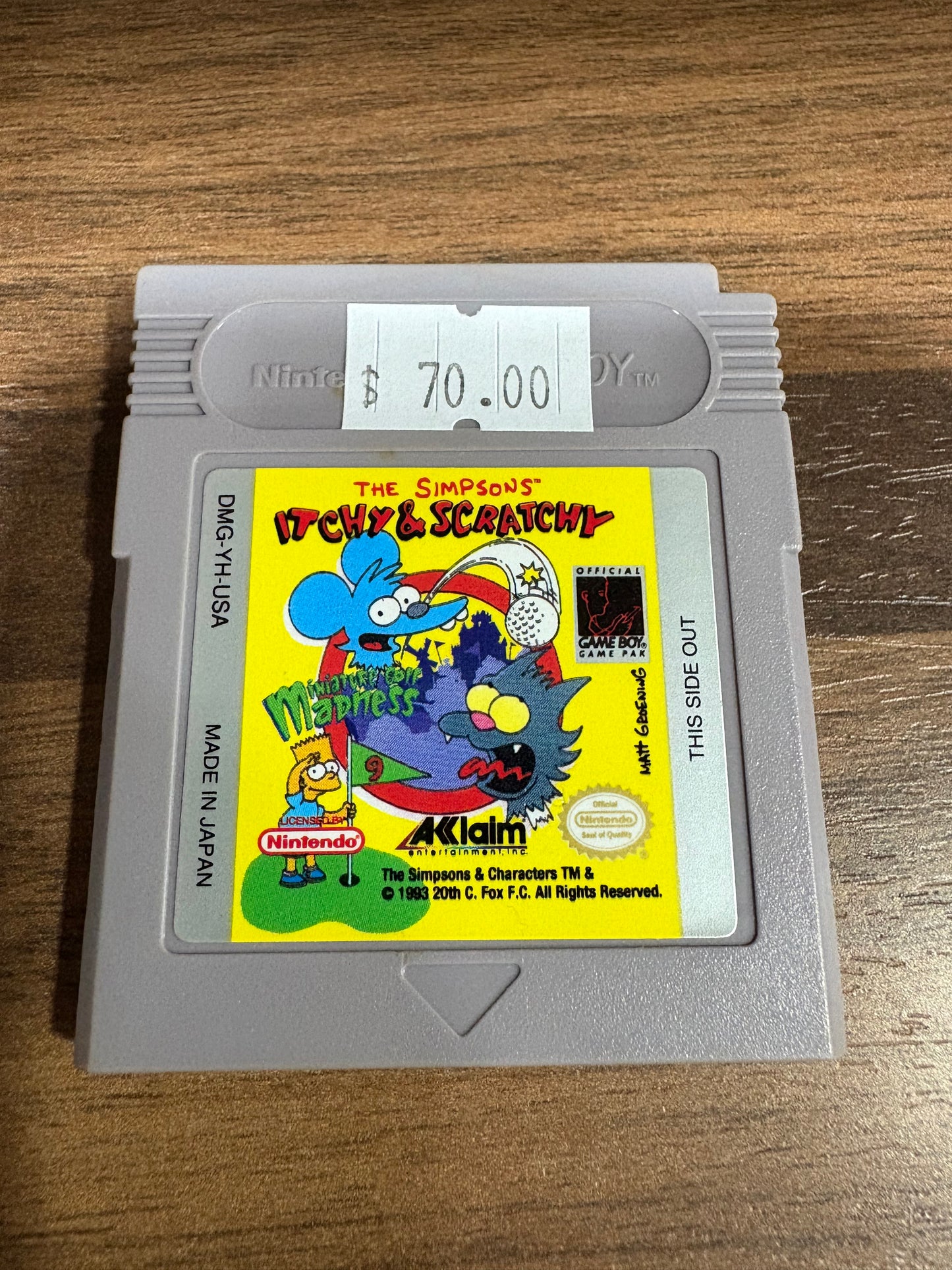 The Simpson’s Itchy and Scratchy Miniature Golf Madness