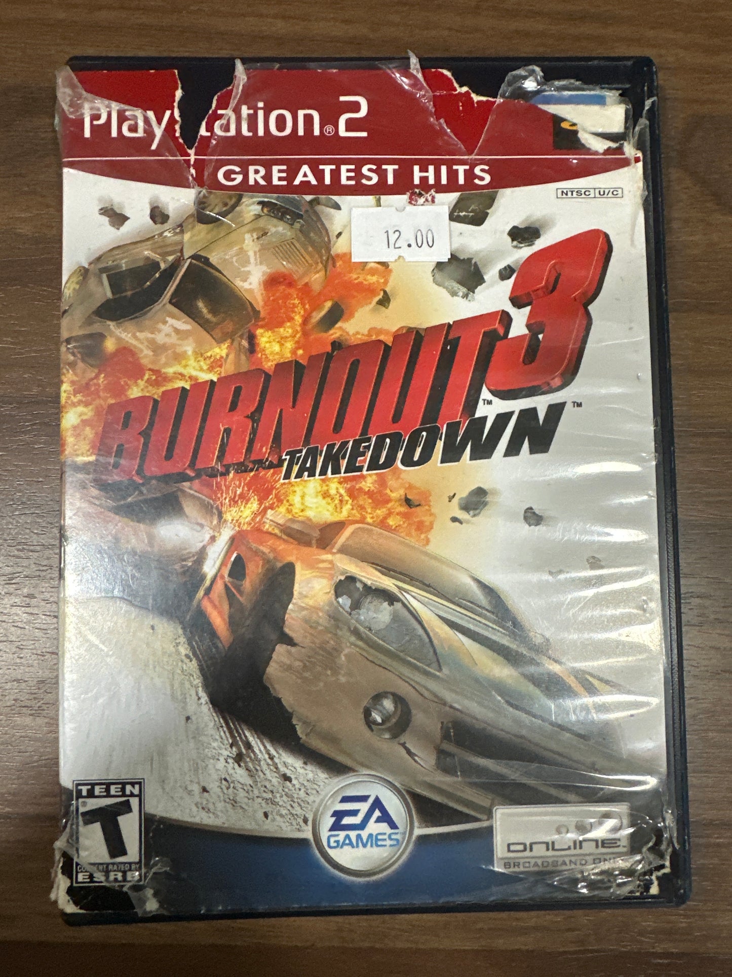 Burnout 3 takedown Greatest Hits (Cosmetic Flaws)