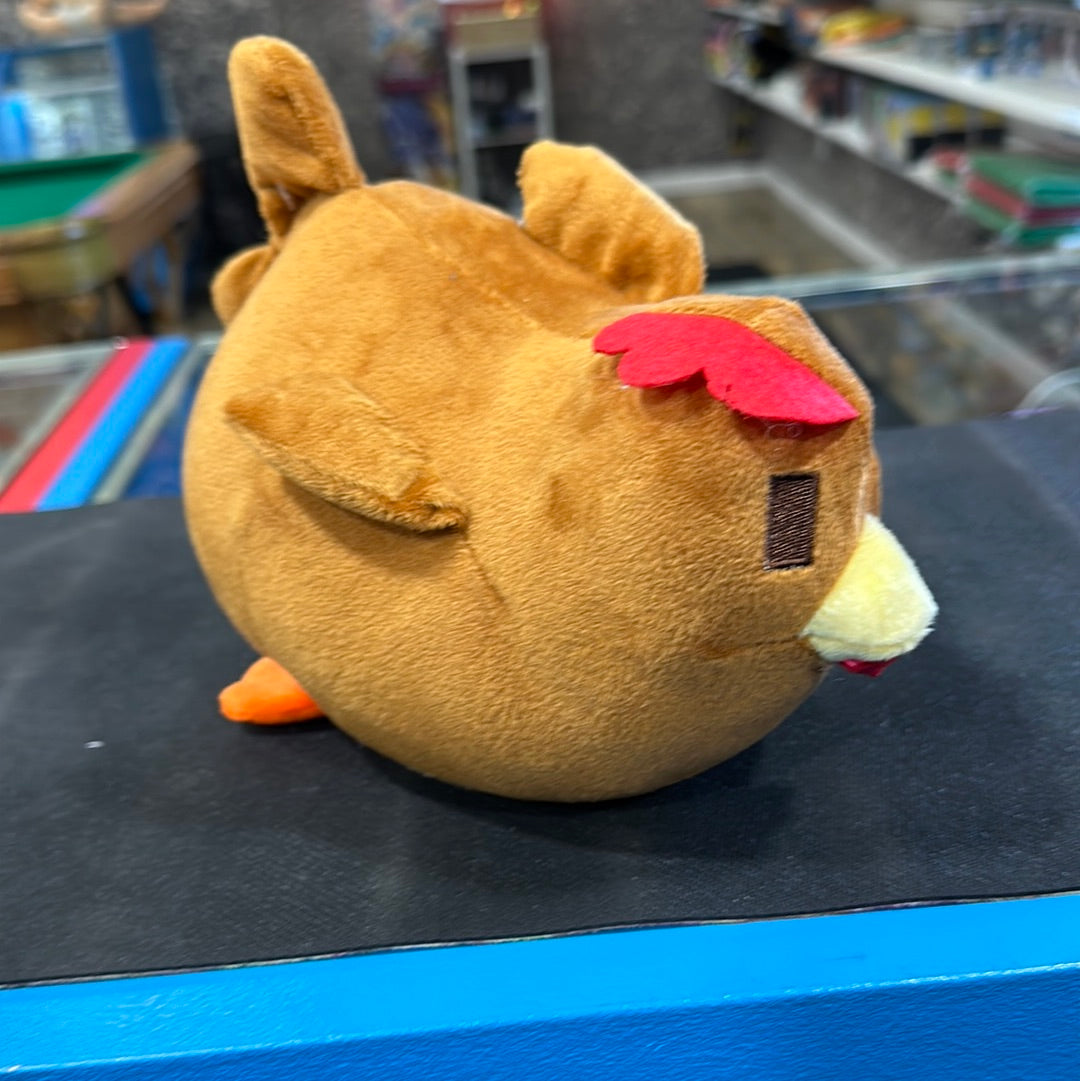Brown Plush Chicken 8”