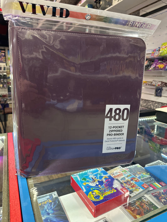 Midnight Plum 480 Ct Zippered Binder