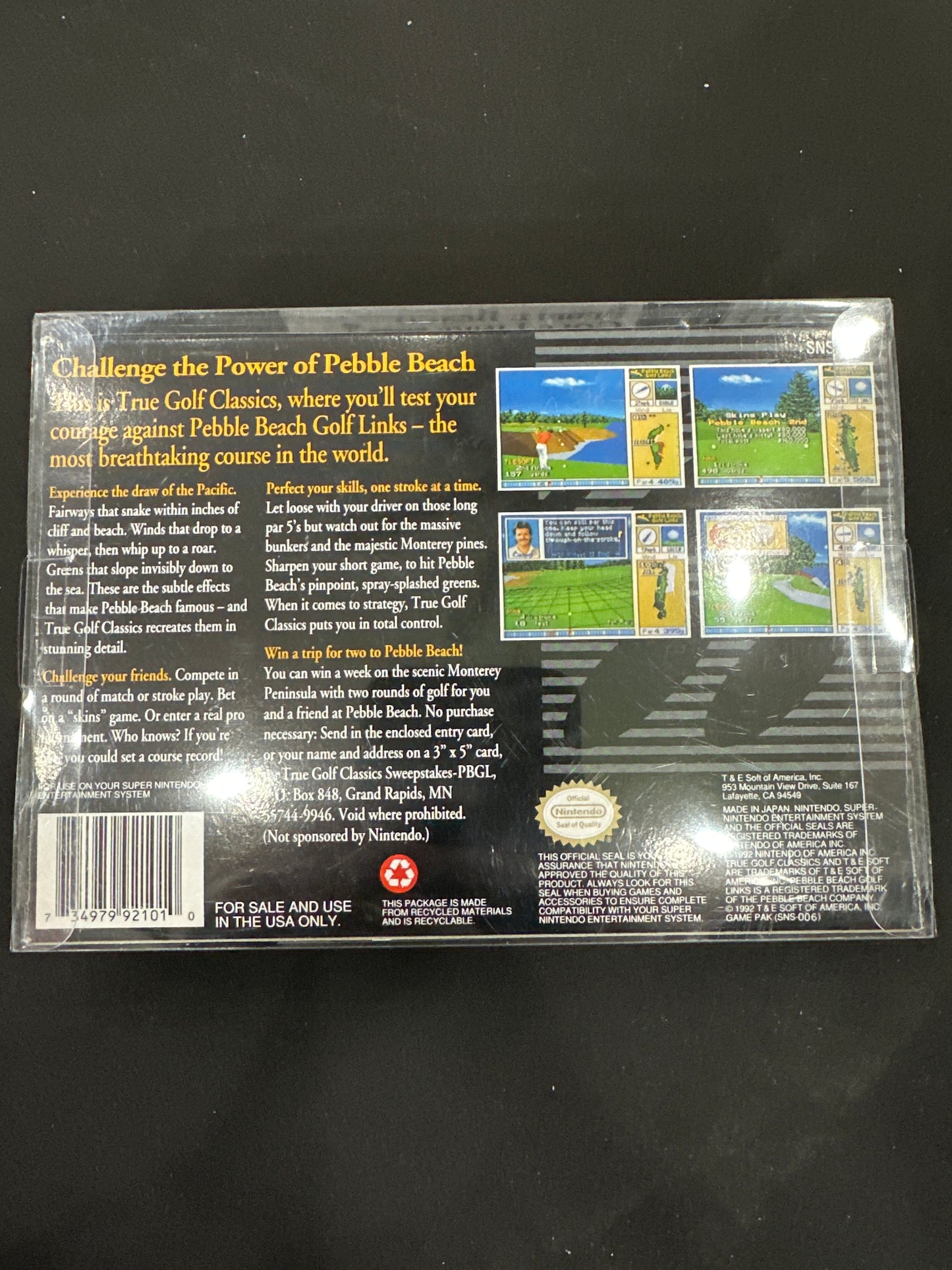 Pebble Beach Golf Links CIB