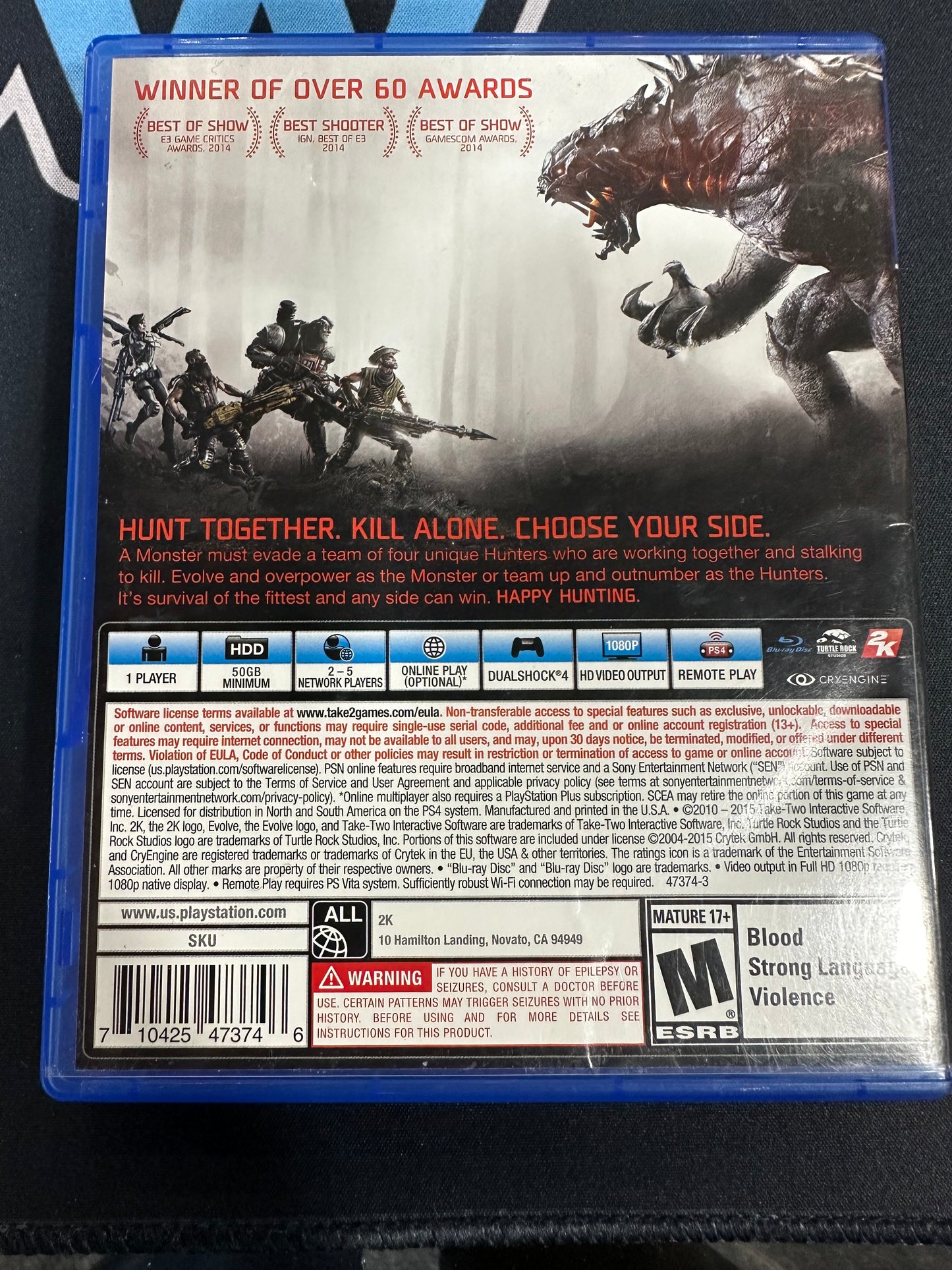 Evolve PS4