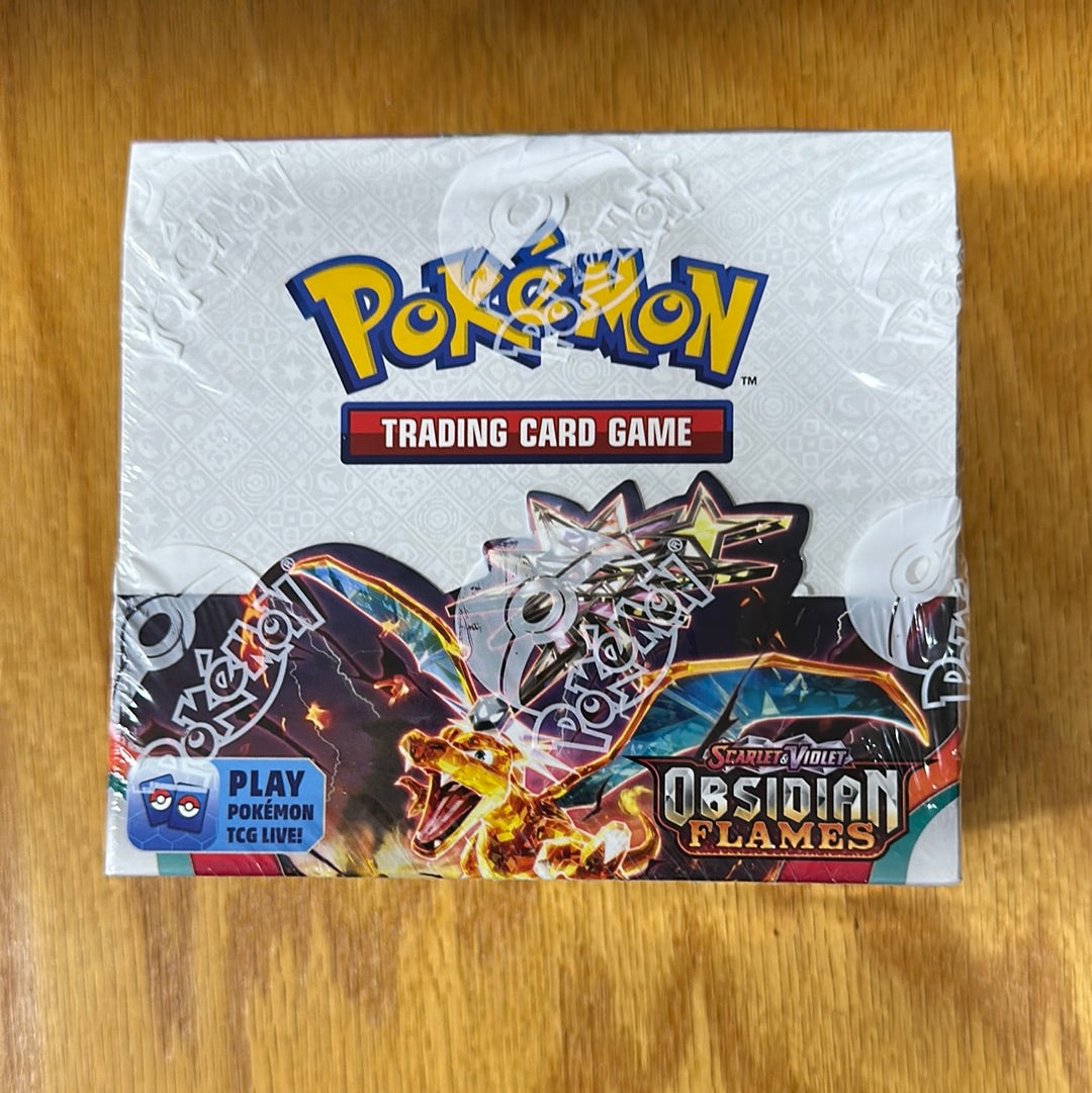 Obsidian Flames Booster Box Gamers Row Obsidian Flames Booster Box Gamers Row