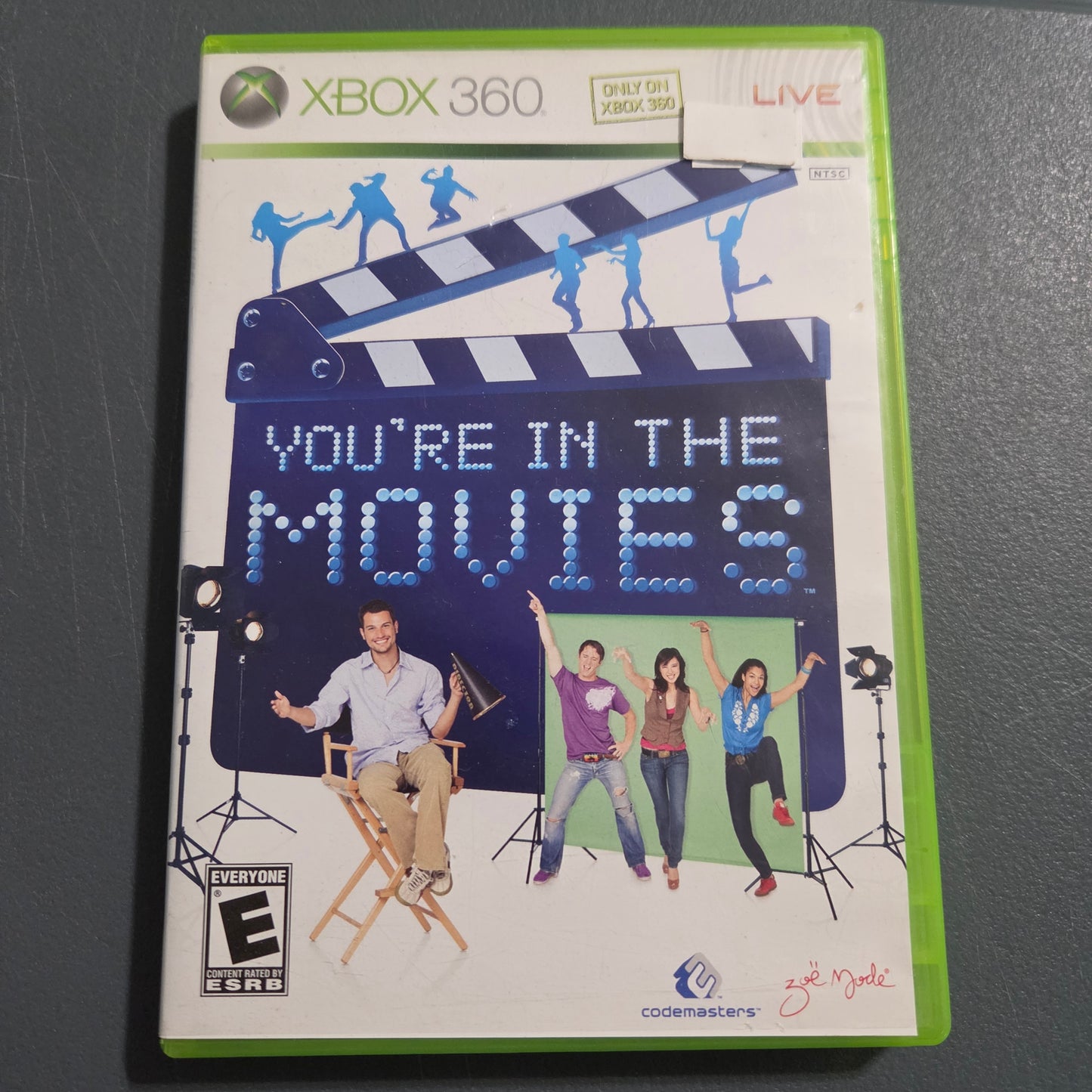 You're in the movies