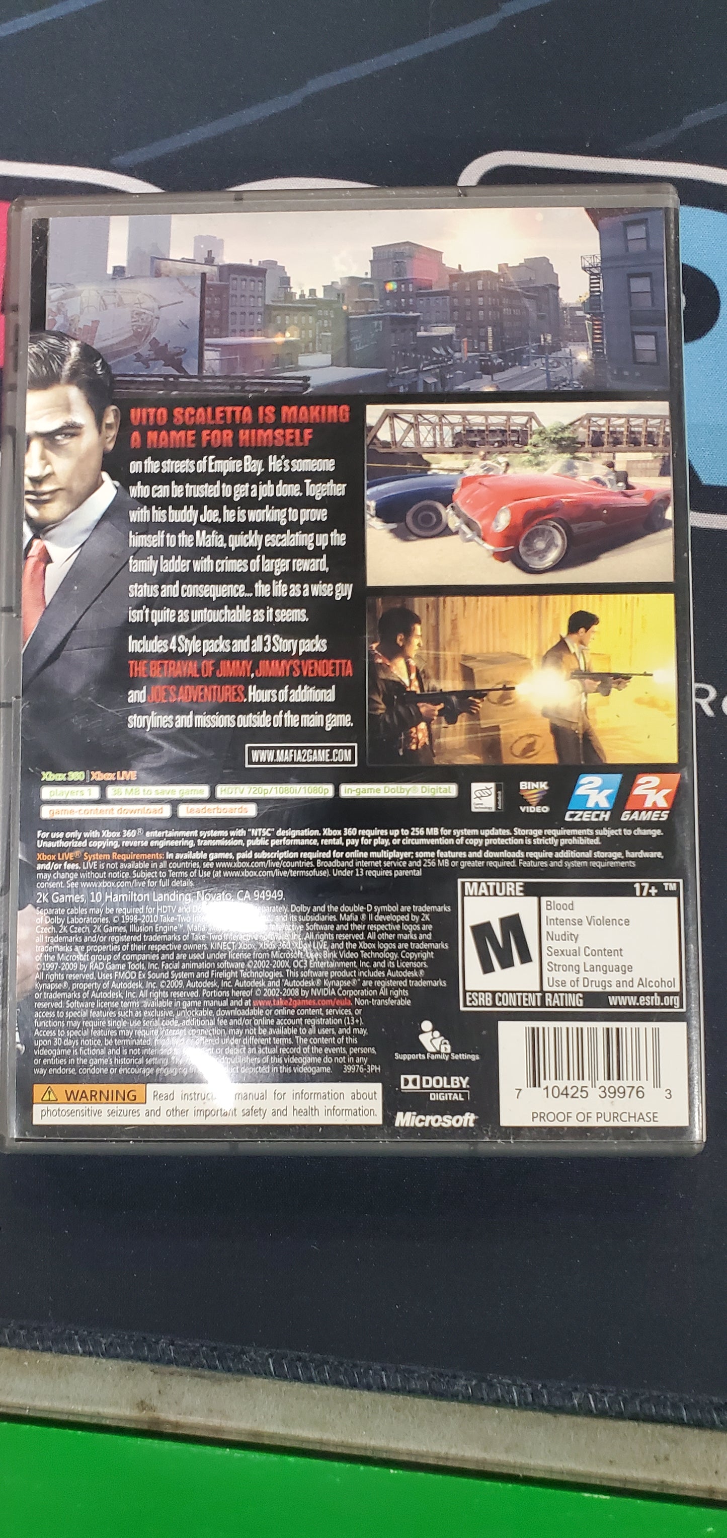 Mafia 2 Platinum Hits