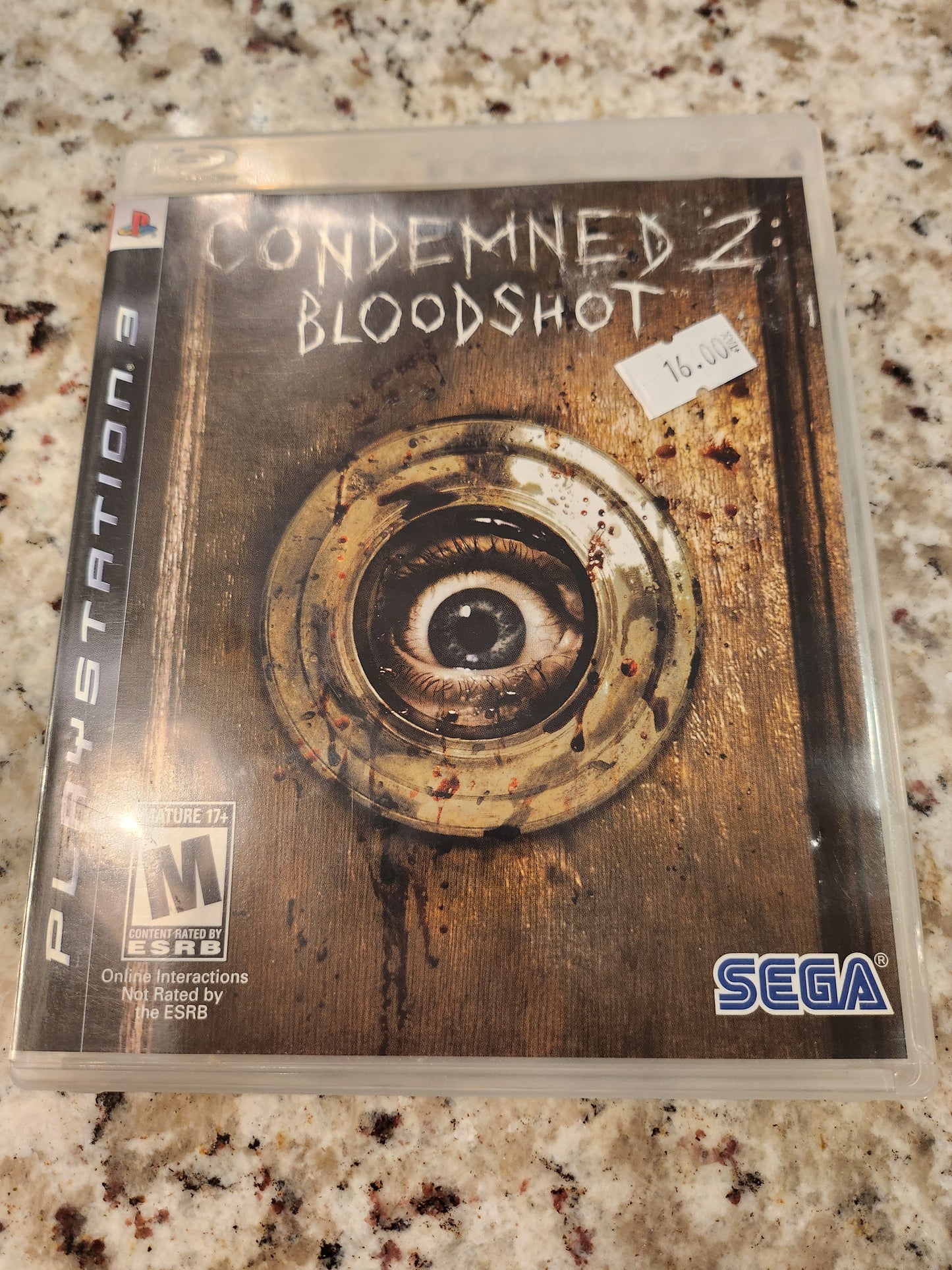 Condemned 2 bloodshot ps3