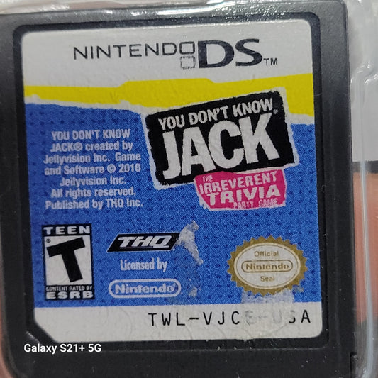 You Don't Know Jack Irreverent Trivia DS
