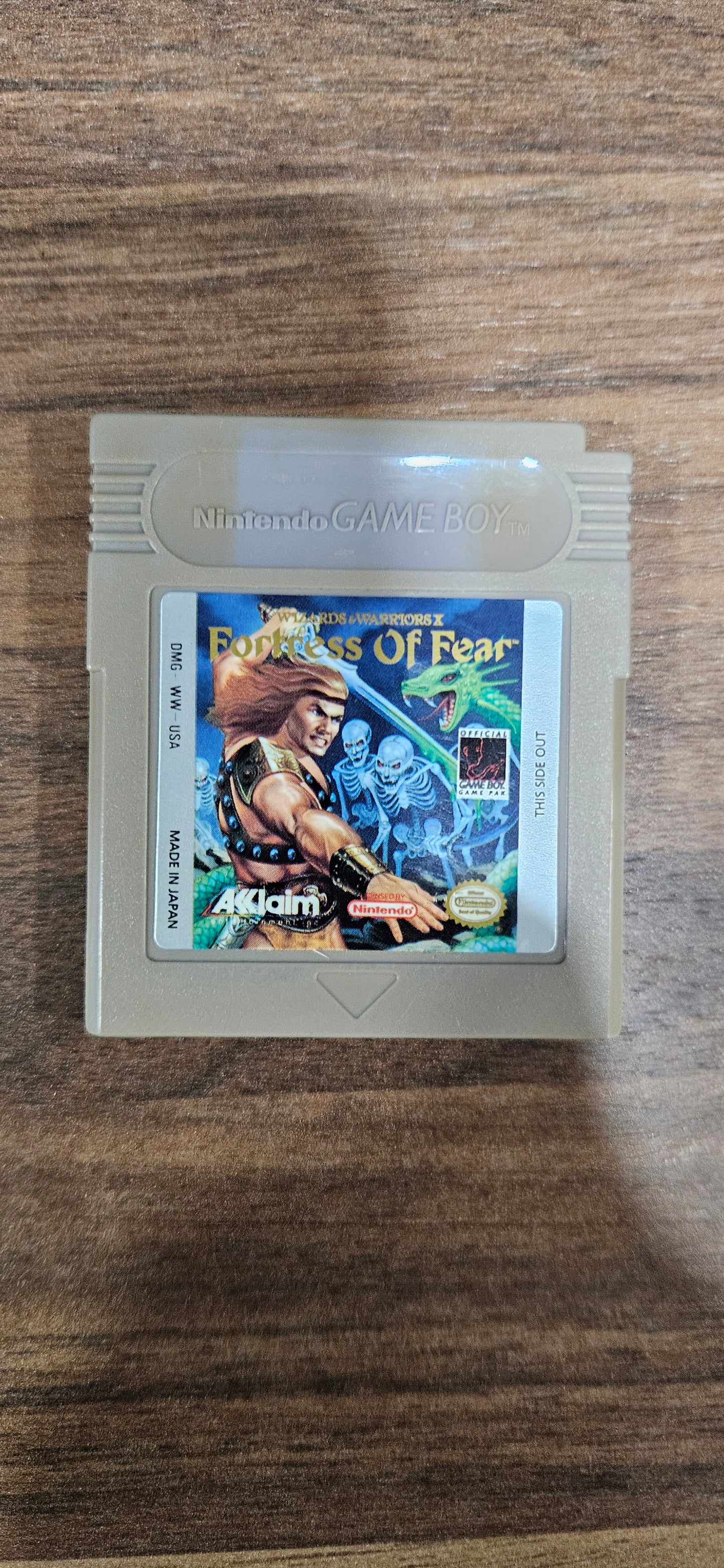 Wizards & Warriors X Fortress of Fear GB