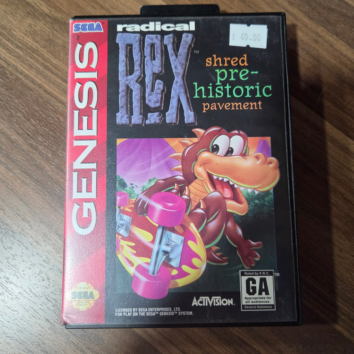 Radical Rex shred pre-historic pavement