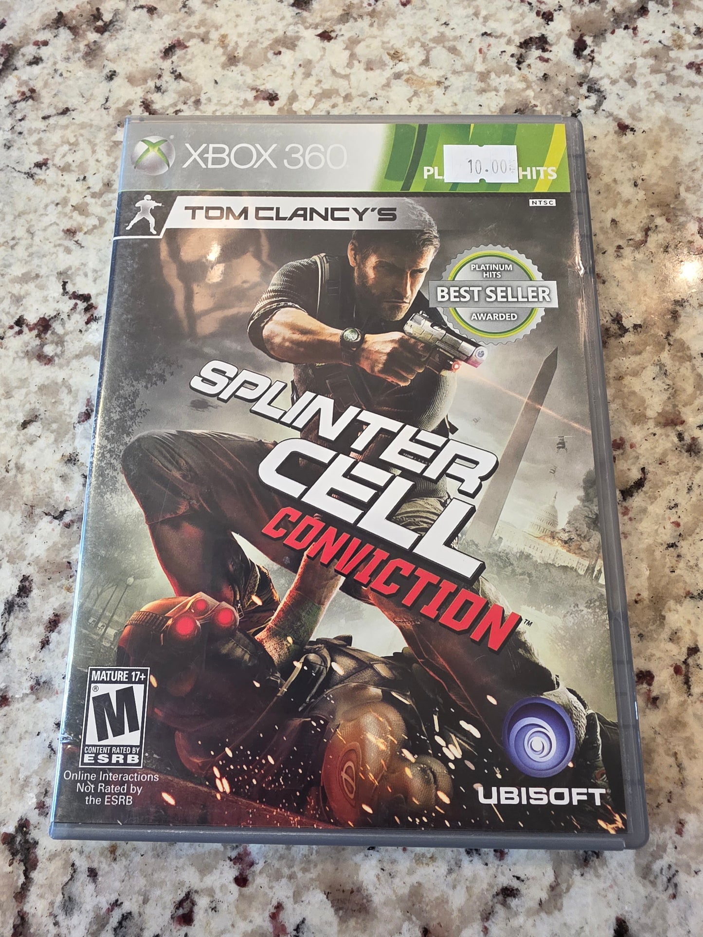Tom clancys splinter cell conviction platinum hits xbox 360