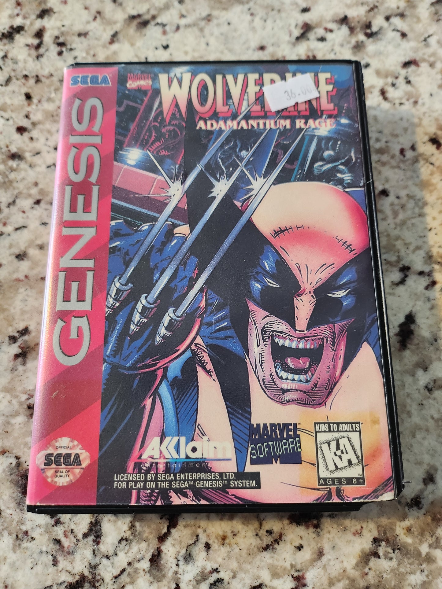 Wolverine adamantium rage genesis
