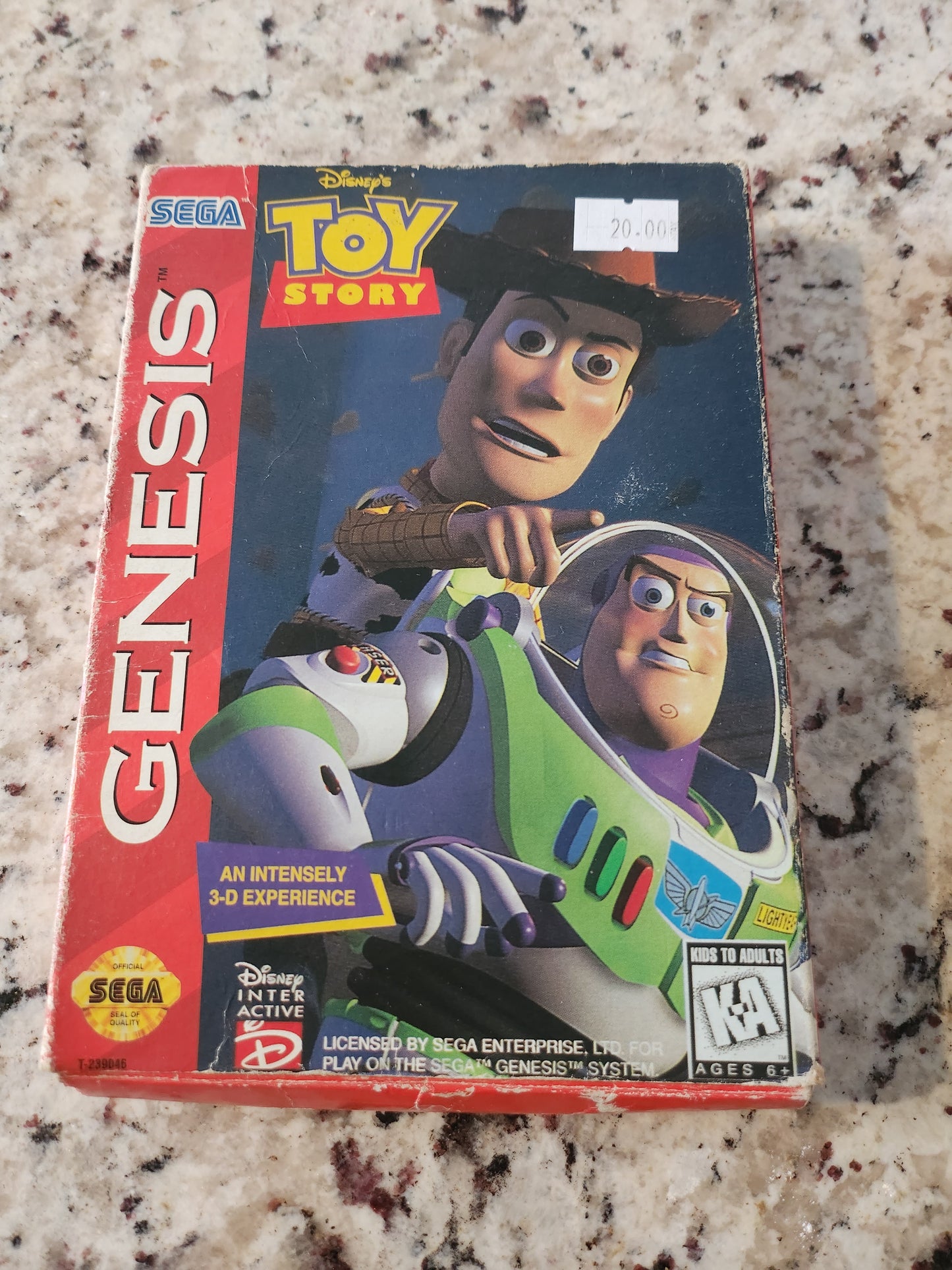Toy story cib genesis