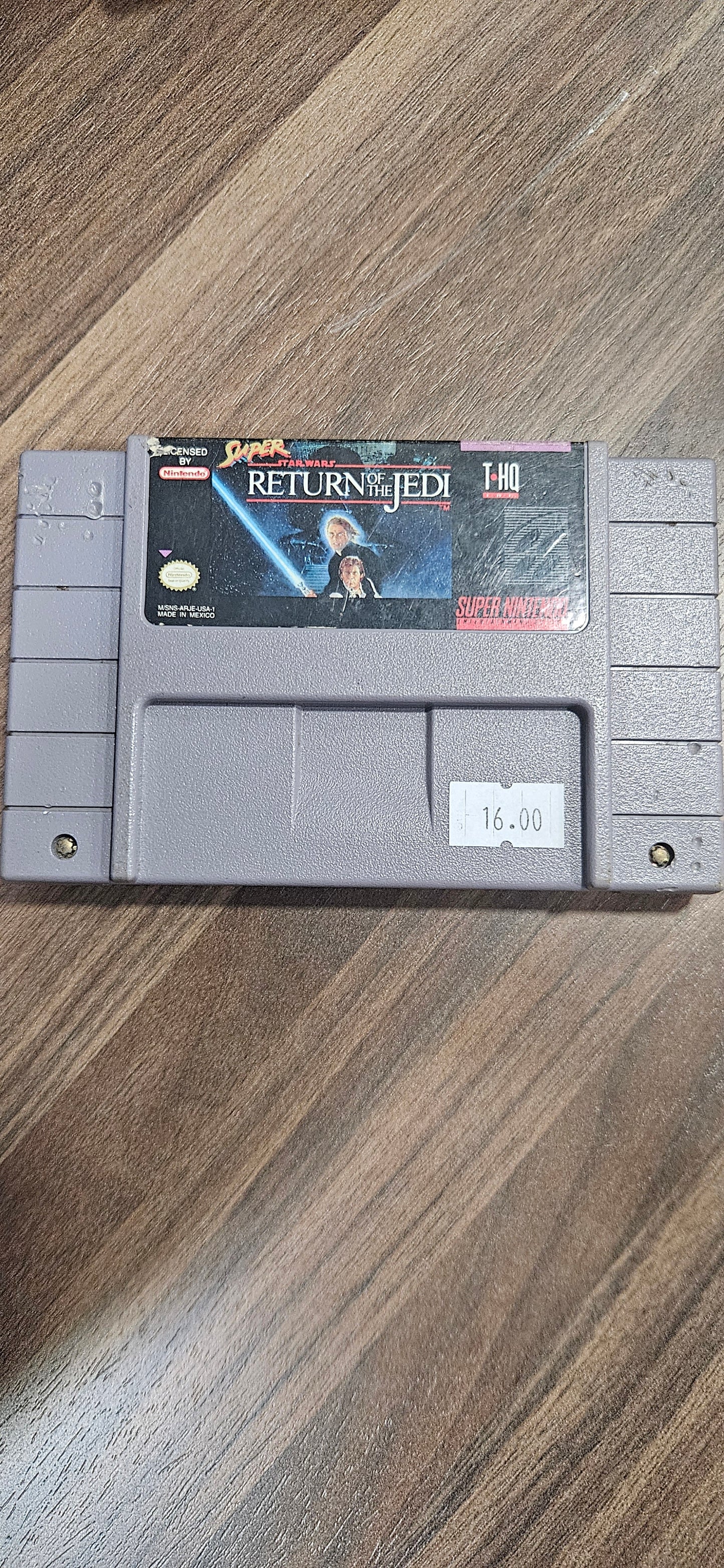 Super star wars return of the jedi Cosmetic Flaws