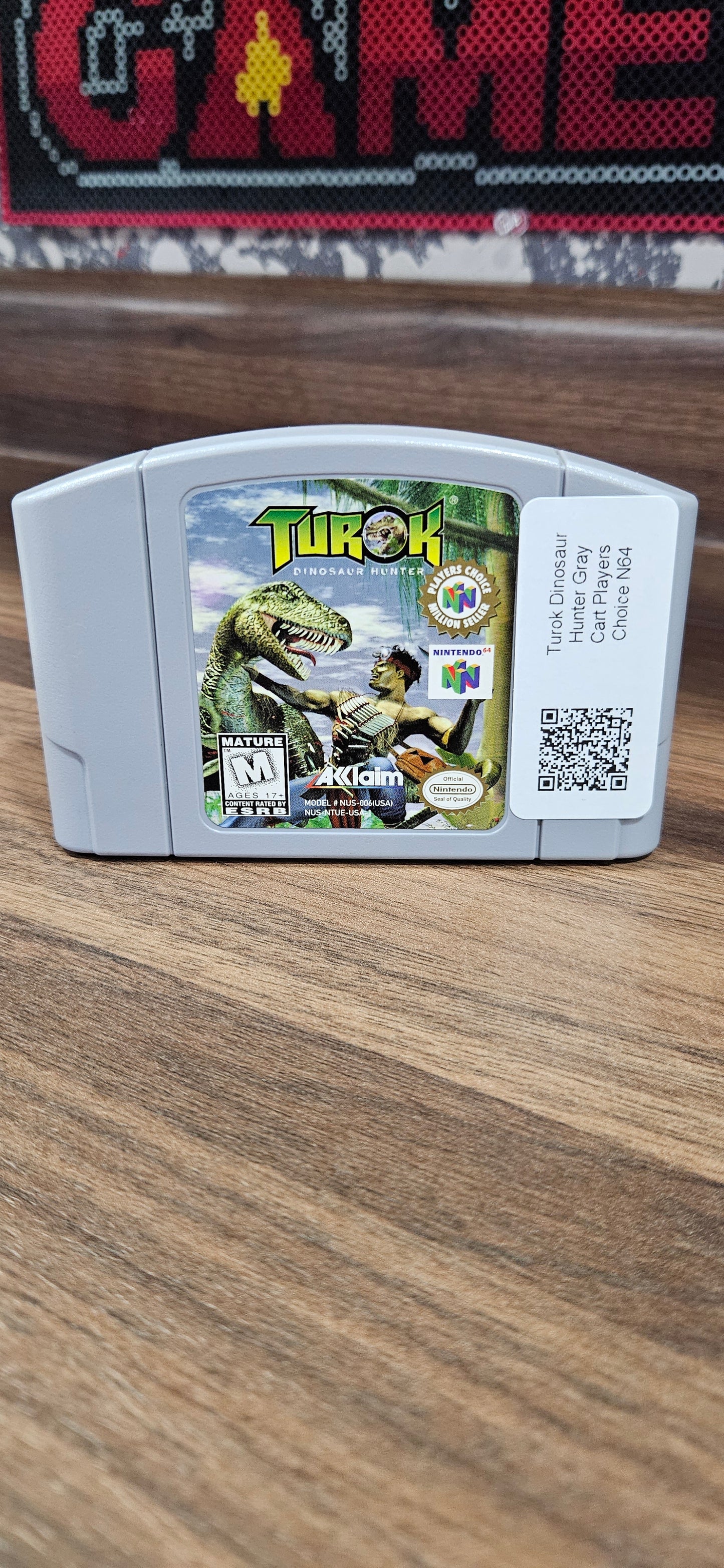 Turok Dinosaur Hunter Players Choice N64