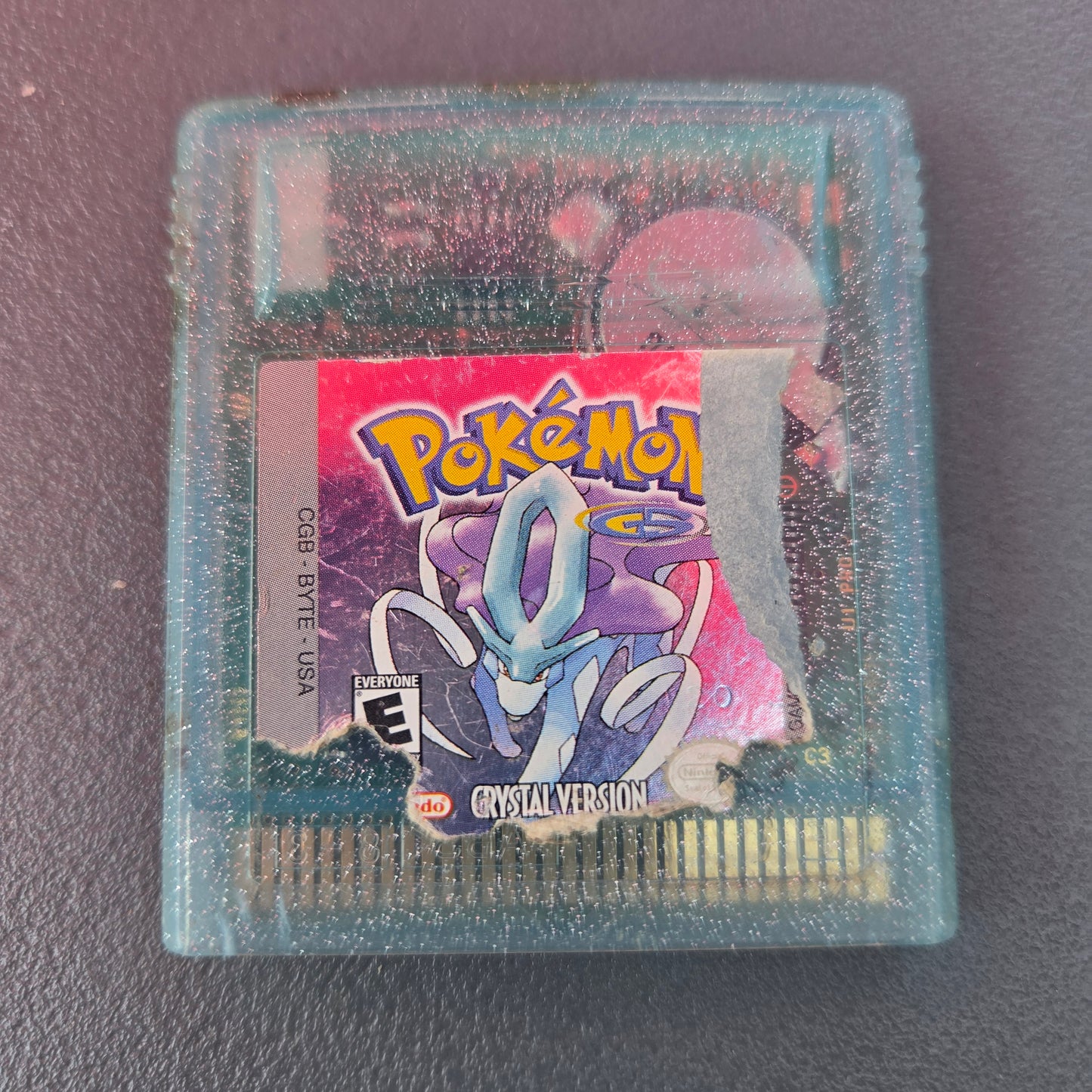 Pokémon Crystal version GBC ( cosmetic flaws)
