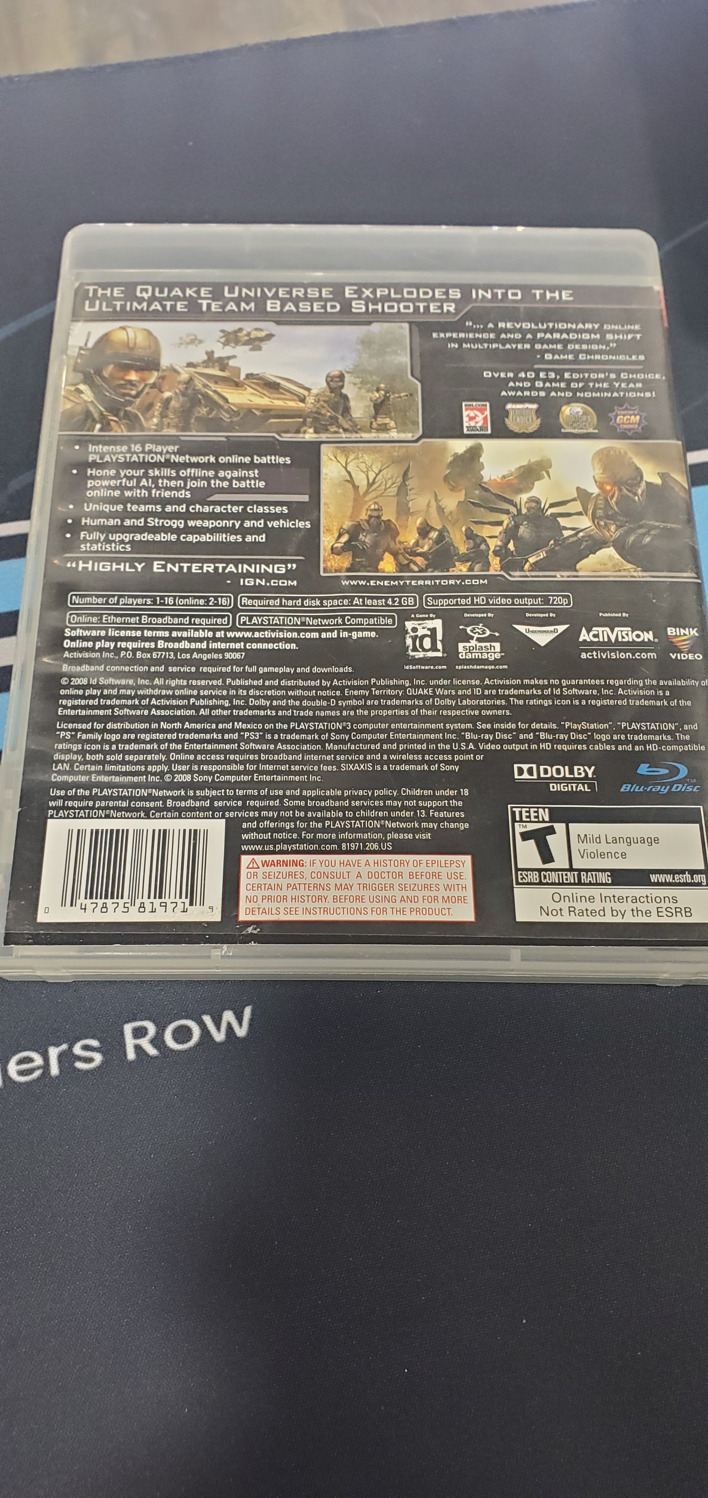 Quake wars enemy territory