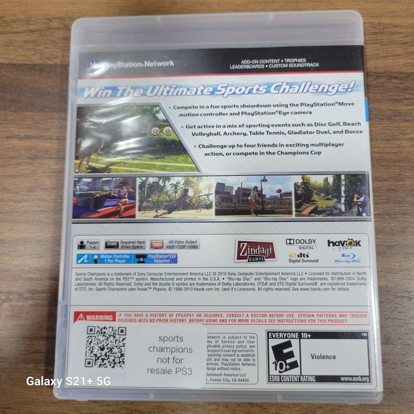 Sports Champions not for resale PS3
